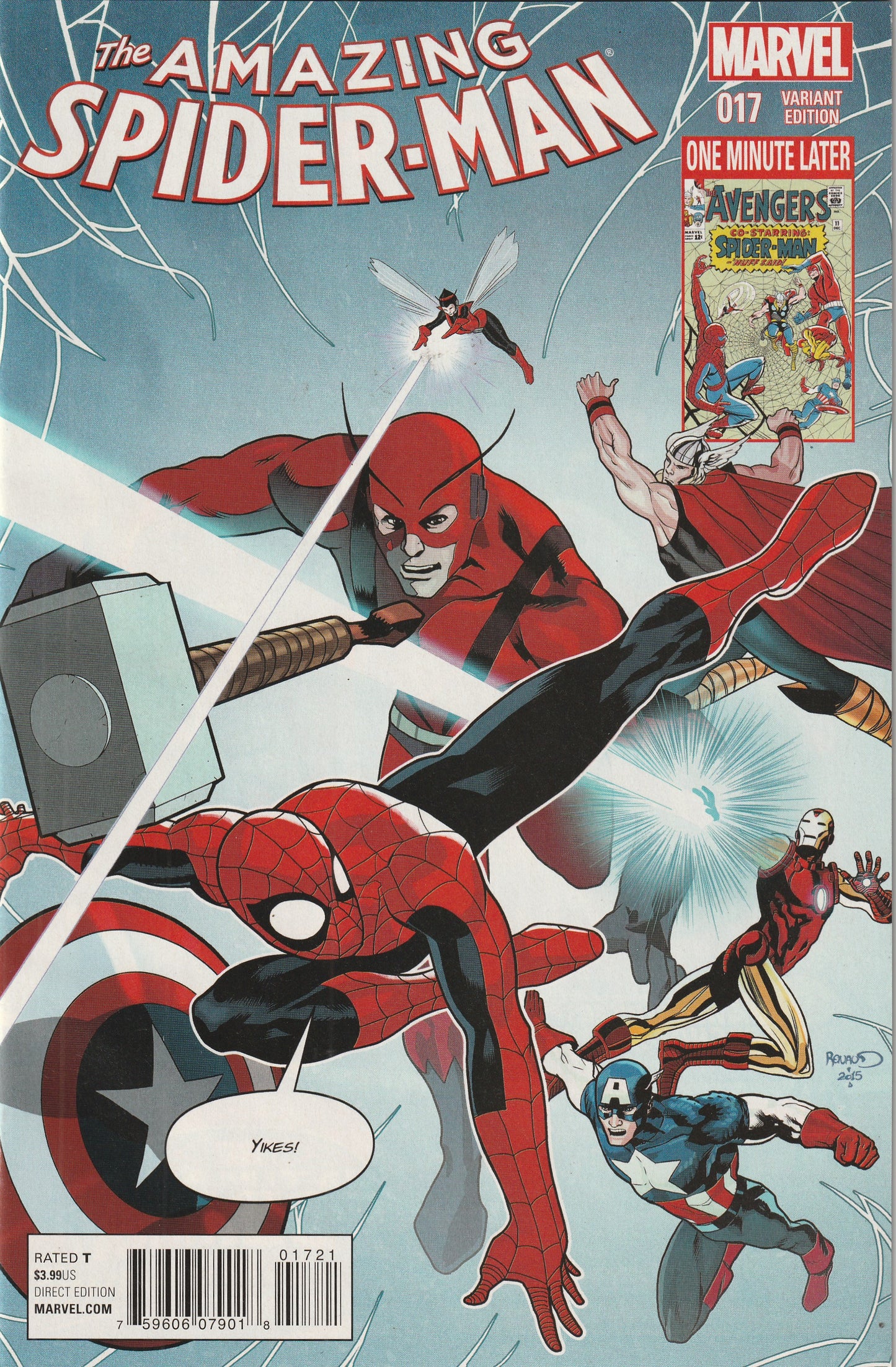 Amazing Spider-Man (Volume 3) #17 (2015) - Paul Renaud Avengers Variant Cover, Ratio 1:15
