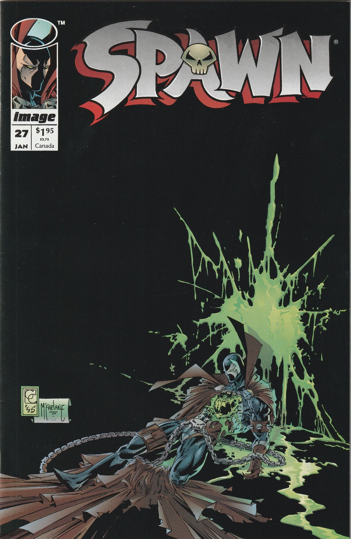 Spawn #27 (1995) - 1st appearance of The Curse (Phillip Krahn)