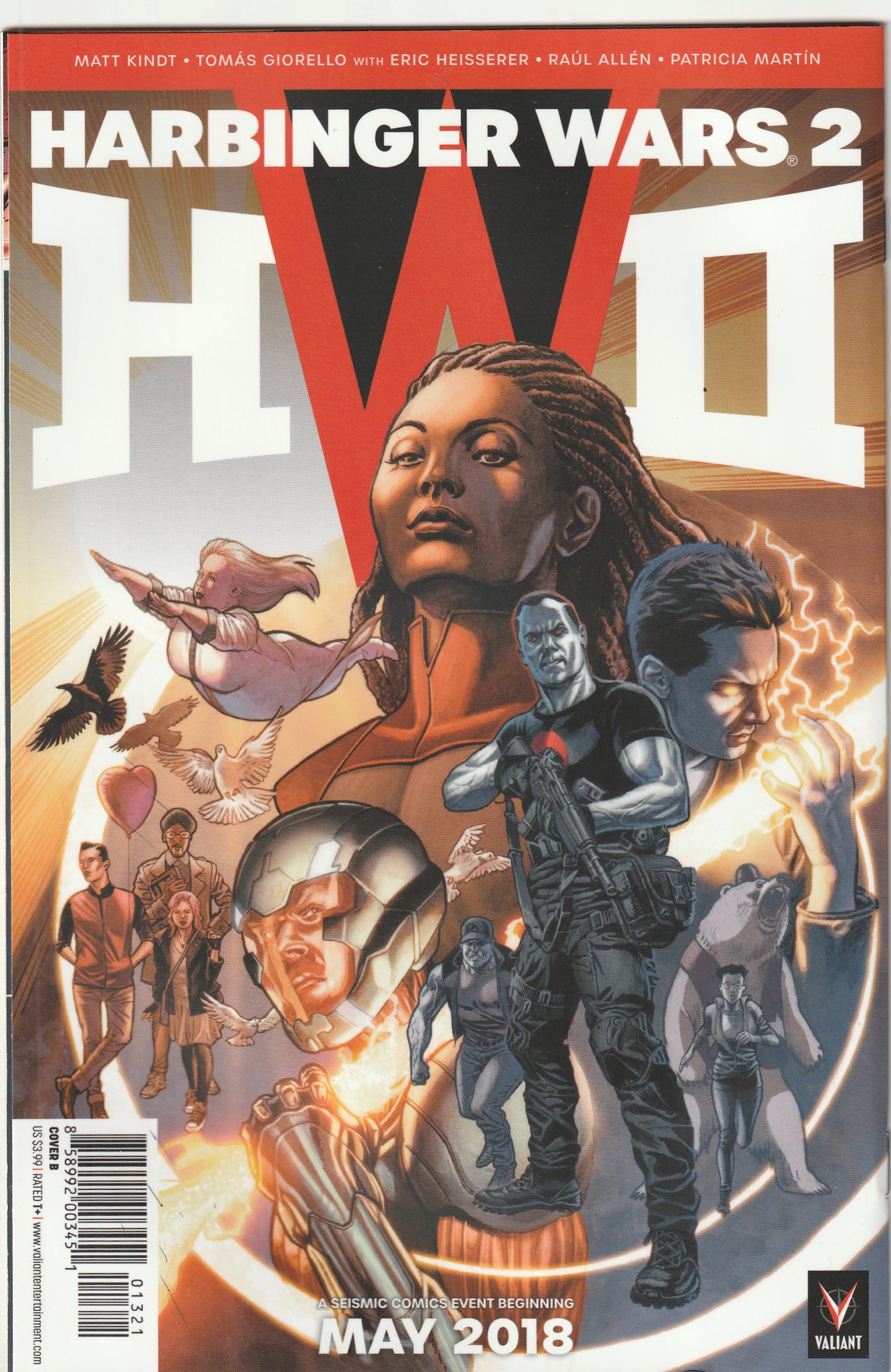 X-O Manowar #13 (2018) - Matt Kindt, Cover B by Giuseppe Camuncoli