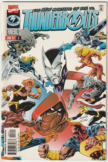 Thunderbolts #3 (1997) - 1st Appearance of Crimson Cowl's Masters of Evil