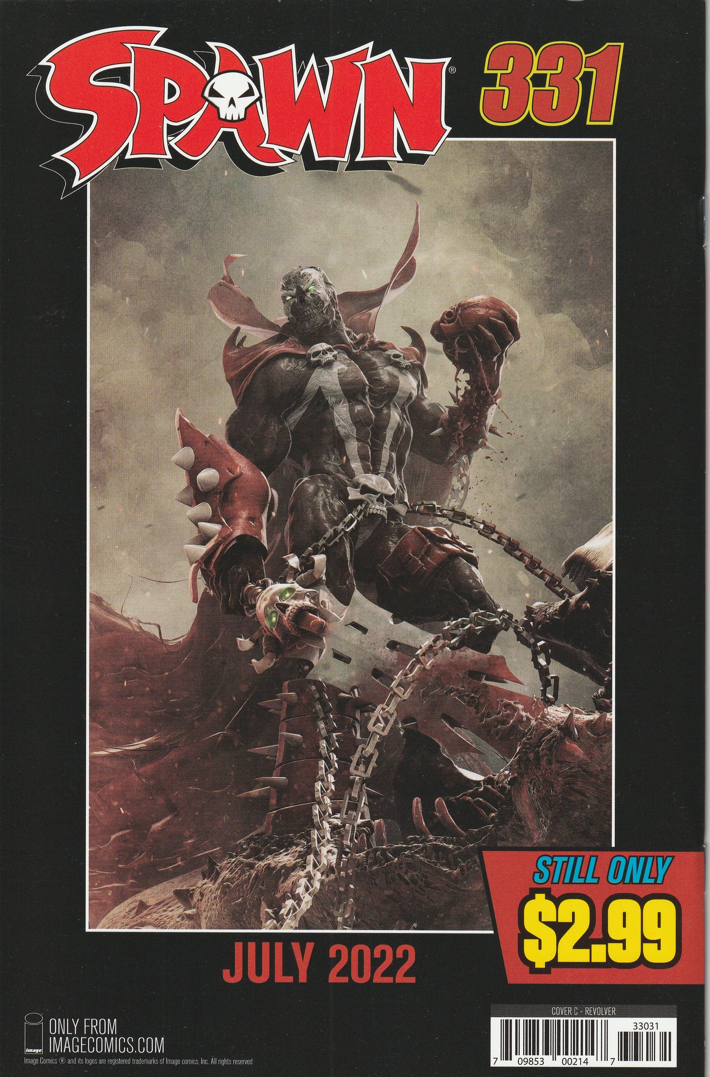 Spawn #330 (2022) - Cover C Tonton Revolver Variant Cover