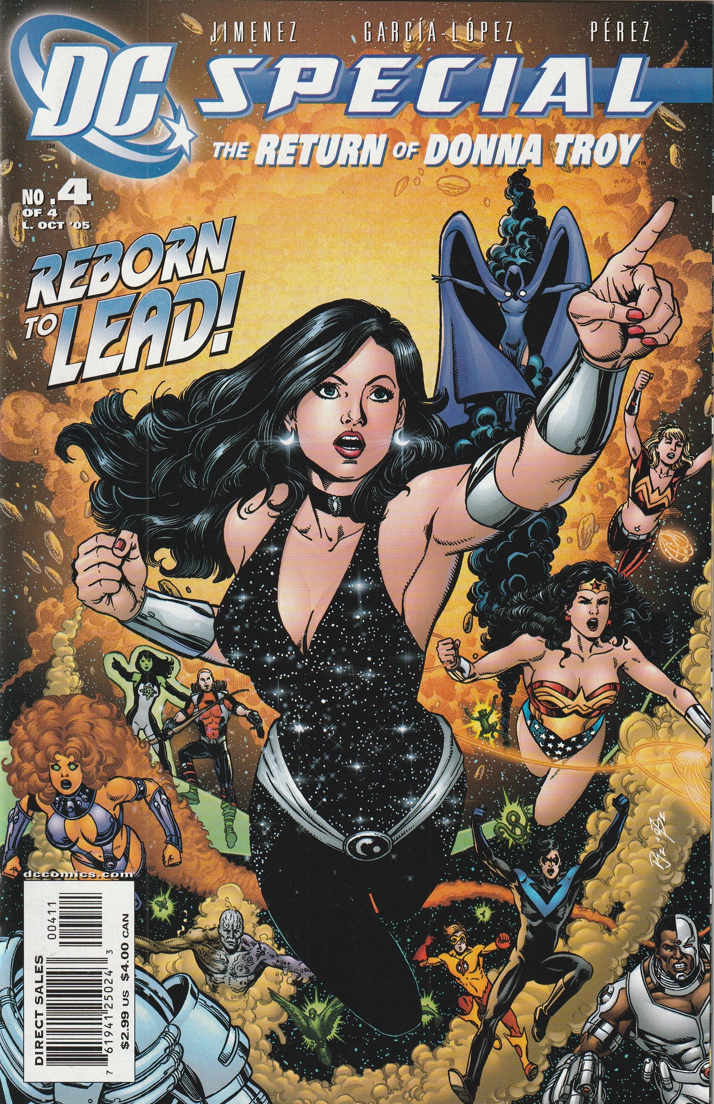 DC Special: The Return of Donna Troy (2005) - Complete 4 issue mini-series - George Perez