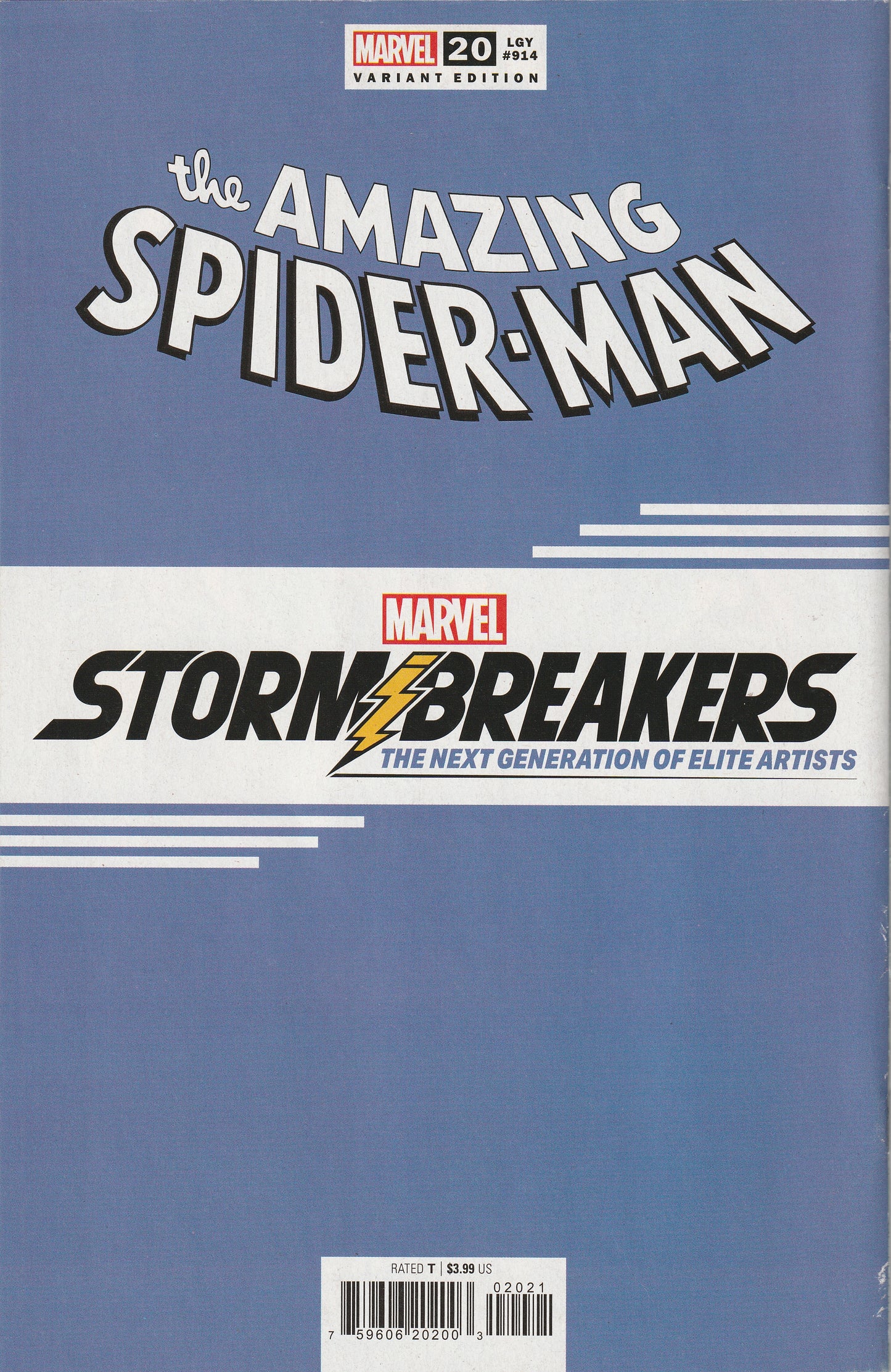 Amazing Spider-Man #20 (LGY #914) (2023) - Jan Bazaldua Stormbreakers Variant Cover
