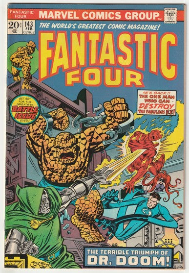 Fantastic Four #143 (1973) - Doctor Doom Appearance