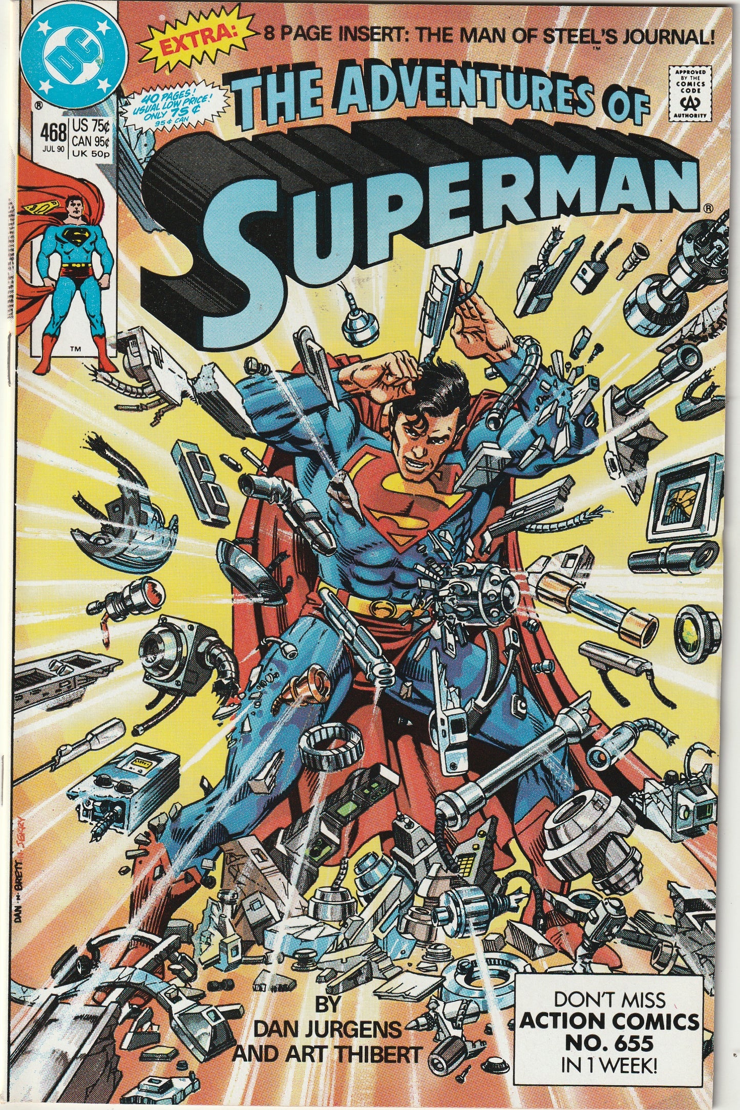 Adventures of Superman #468 (1990)