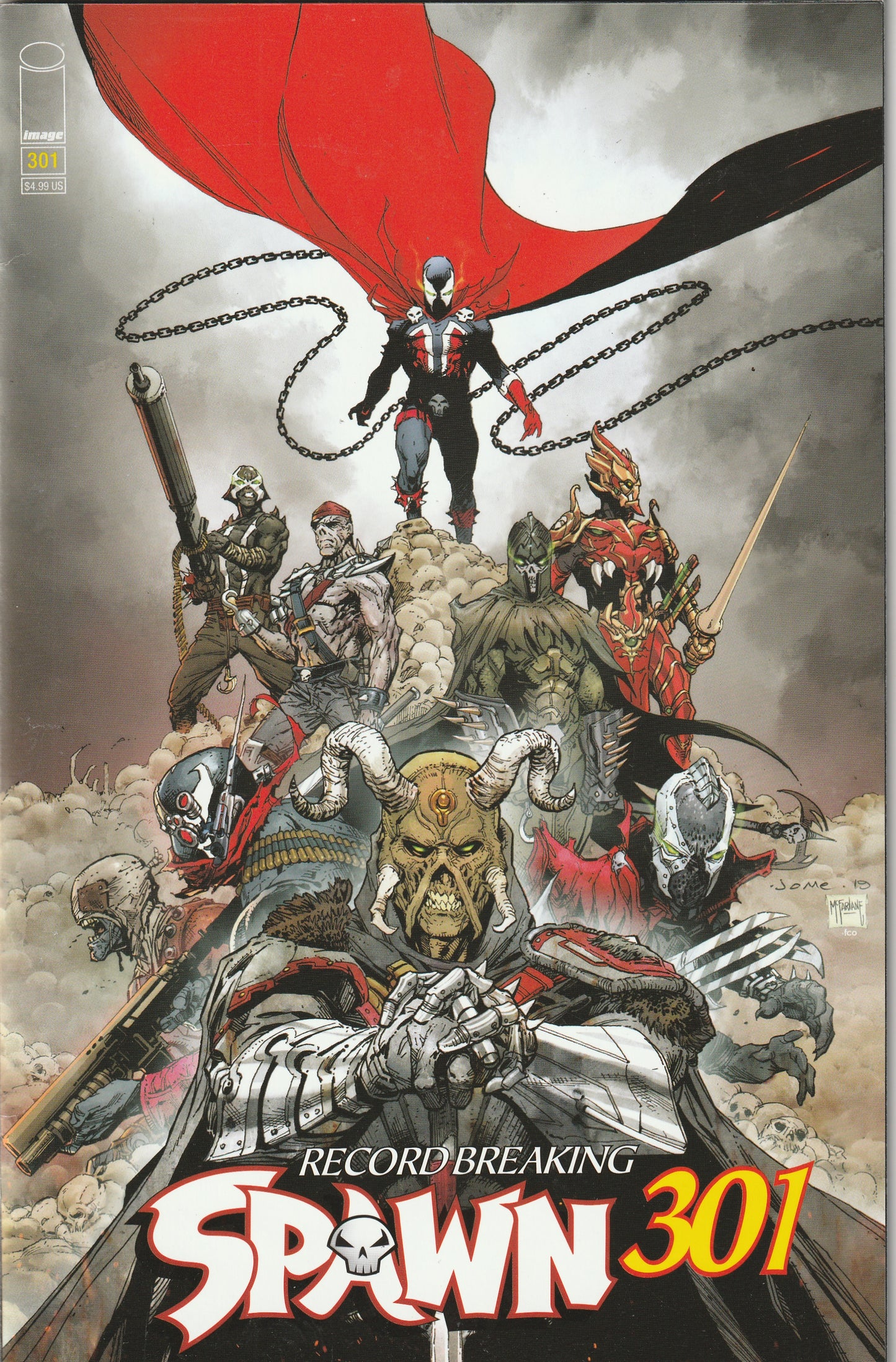 Spawn #301 (2019) - Cover F by Jerome Opena