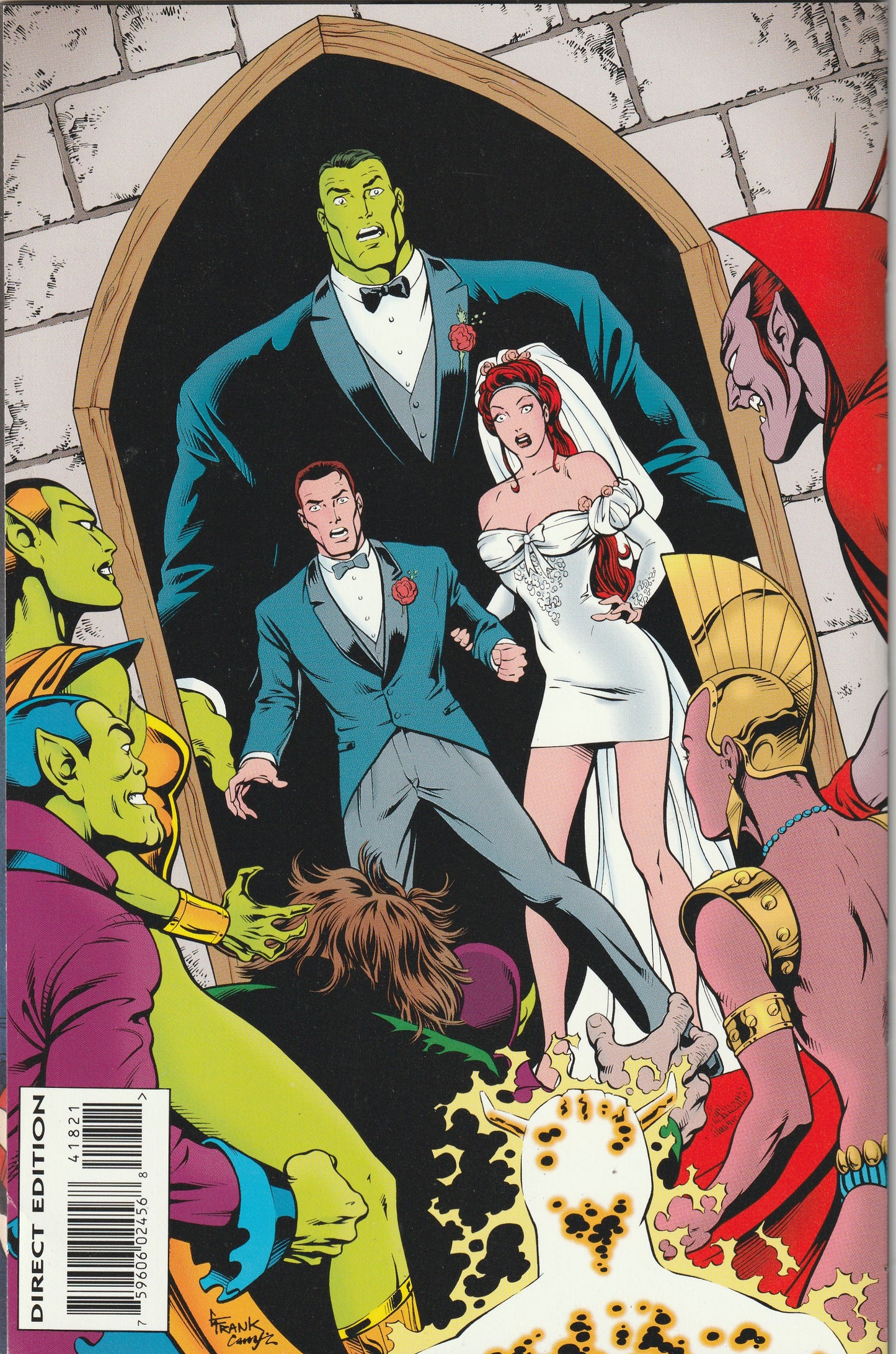 Incredible Hulk #418 (1994) - Die-cut cover - 1st Appearance of Talos the Untamed, Rick Jones marries Marlo
