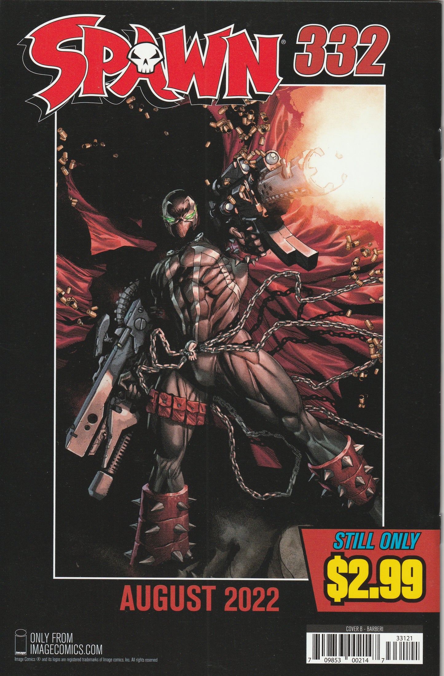 Spawn #331 (2022) - Cover B Carlo Barberi Variant Cover