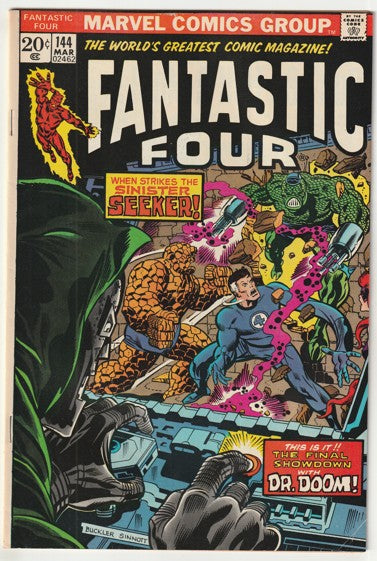 Fantastic Four #144 (1974) - 1st Appearance of Seeker