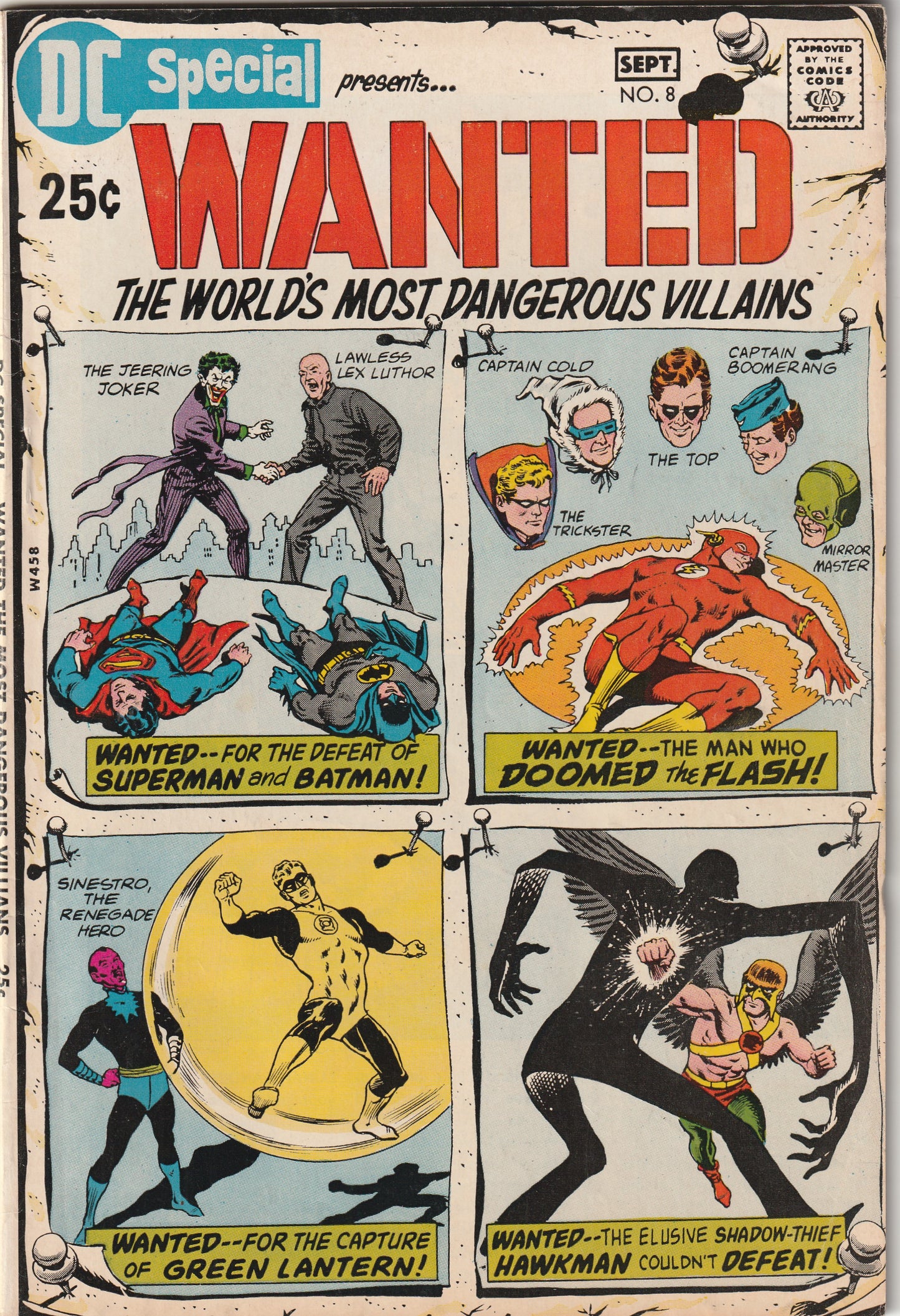 DC Special #8 (1970) Presents Wanted