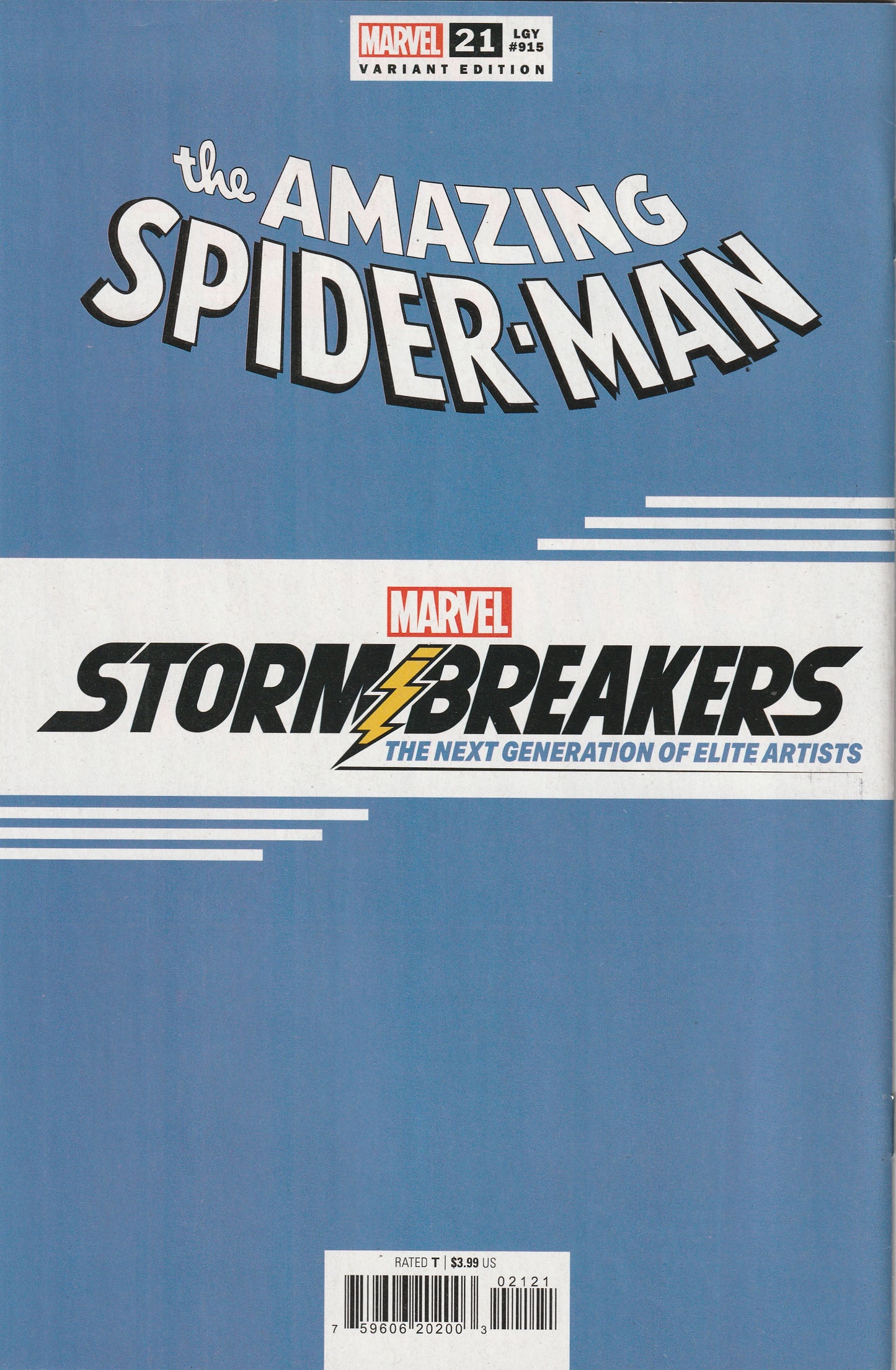 Amazing Spider-Man #21 (LGY #915) (2023) - Jan Bazaldua Stormbreakers Variant Cover