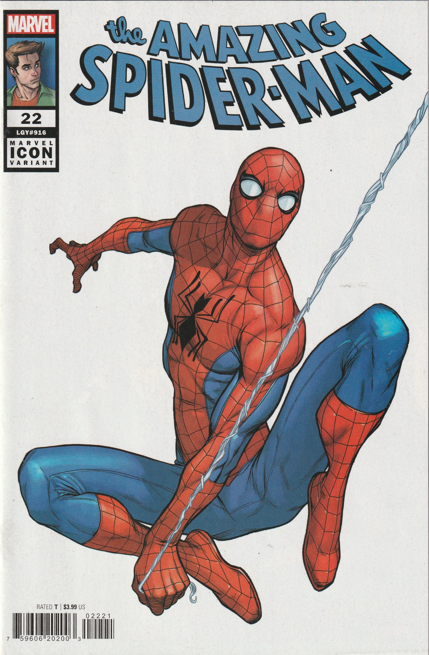 Amazing Spider-Man #22 (LGY #916) (2023) - Stefano Caselli Marvel Icon Variant