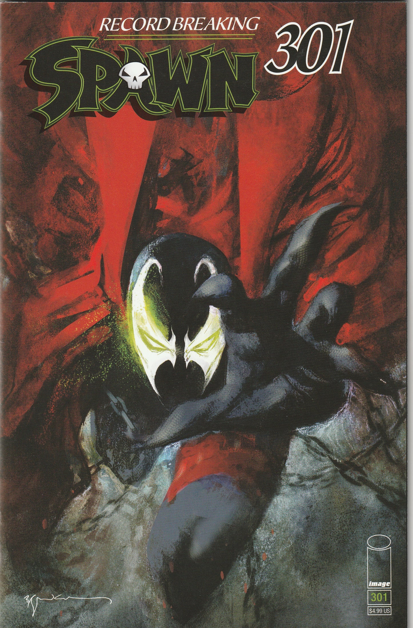 Spawn #301 (2019) - Cover L by Bill Sienkiewicz