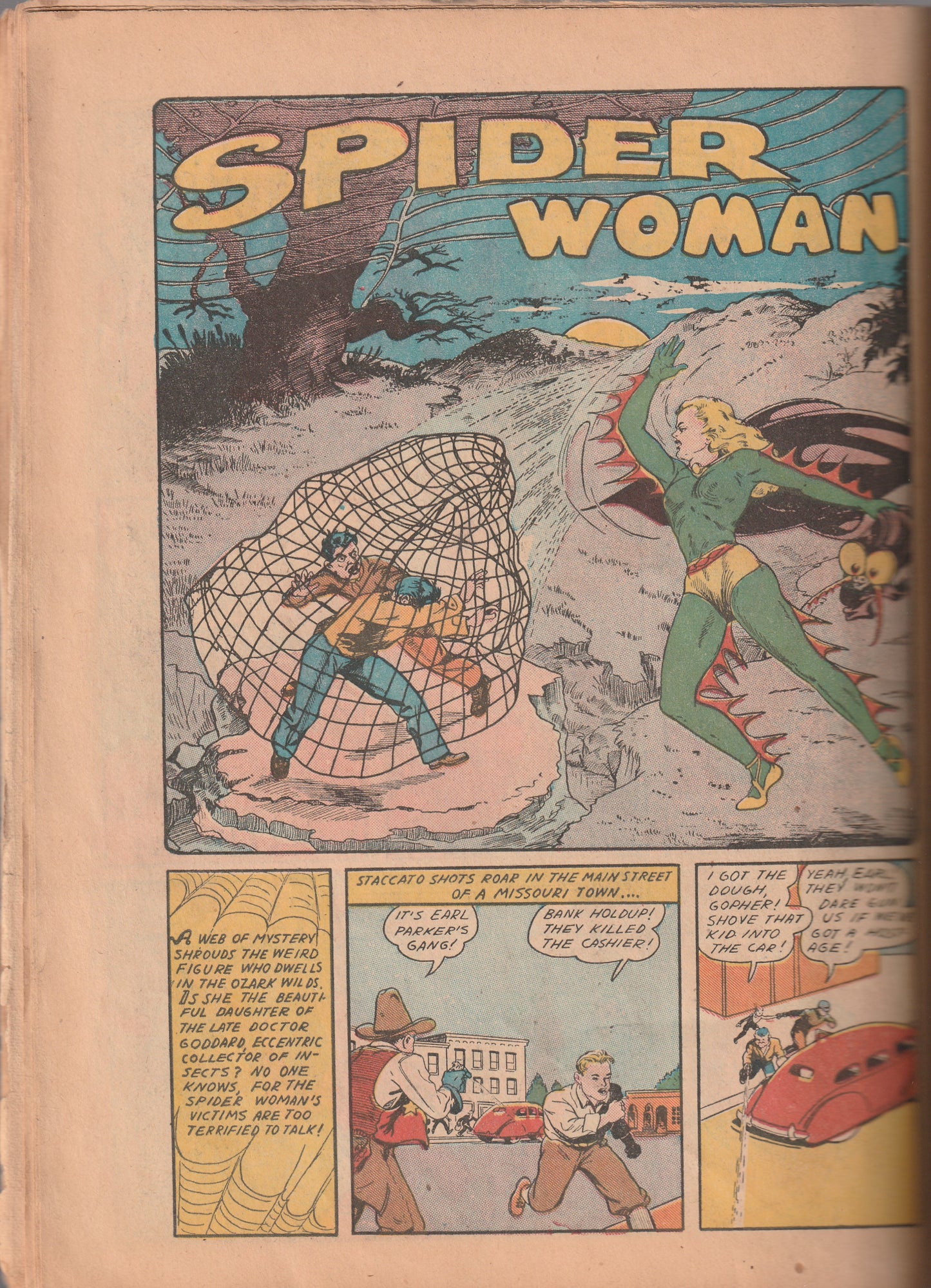 Major Victory Comics #1 (1944) - Origin Major Victory