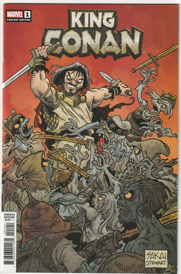 King Conan #1 (Vol 2, 2022) - Stan Sakai Variant cover