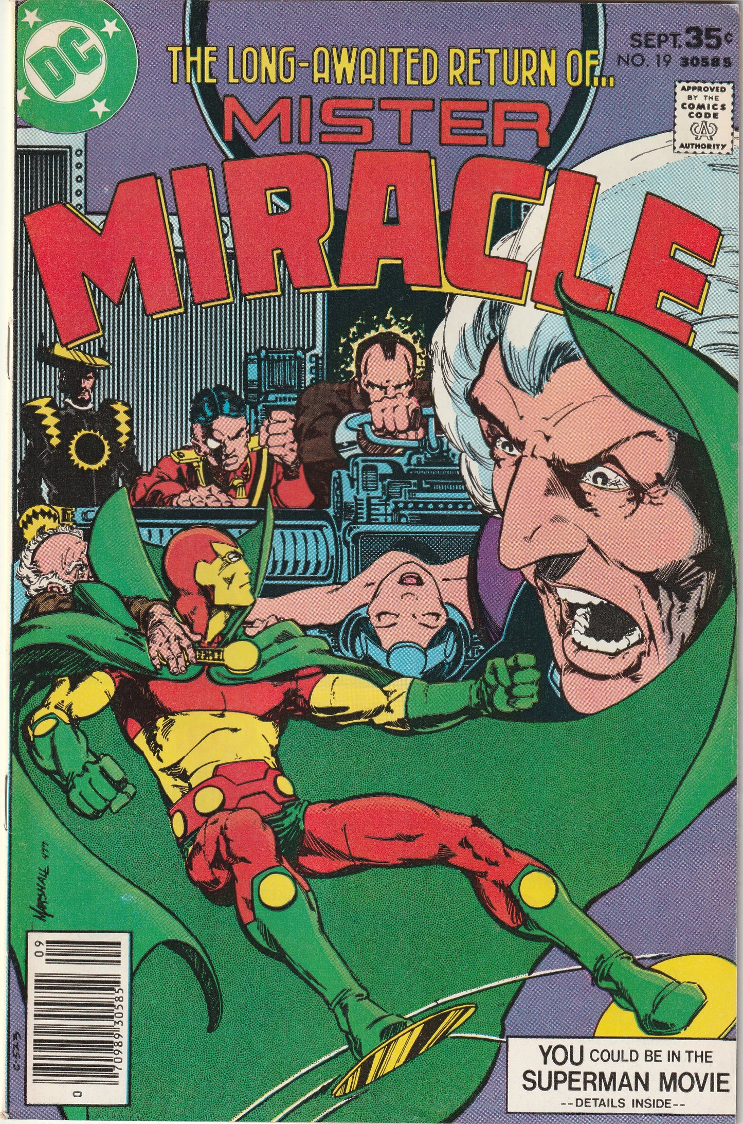 Mister Miracle #19 (1977) - Series resumes