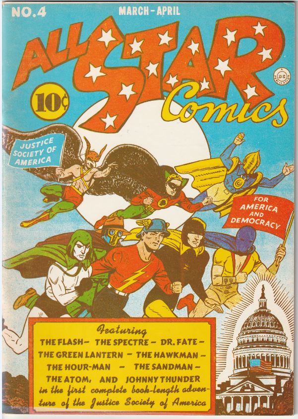 Flashback #6 - Reprints All Star Comics #4 (1974)