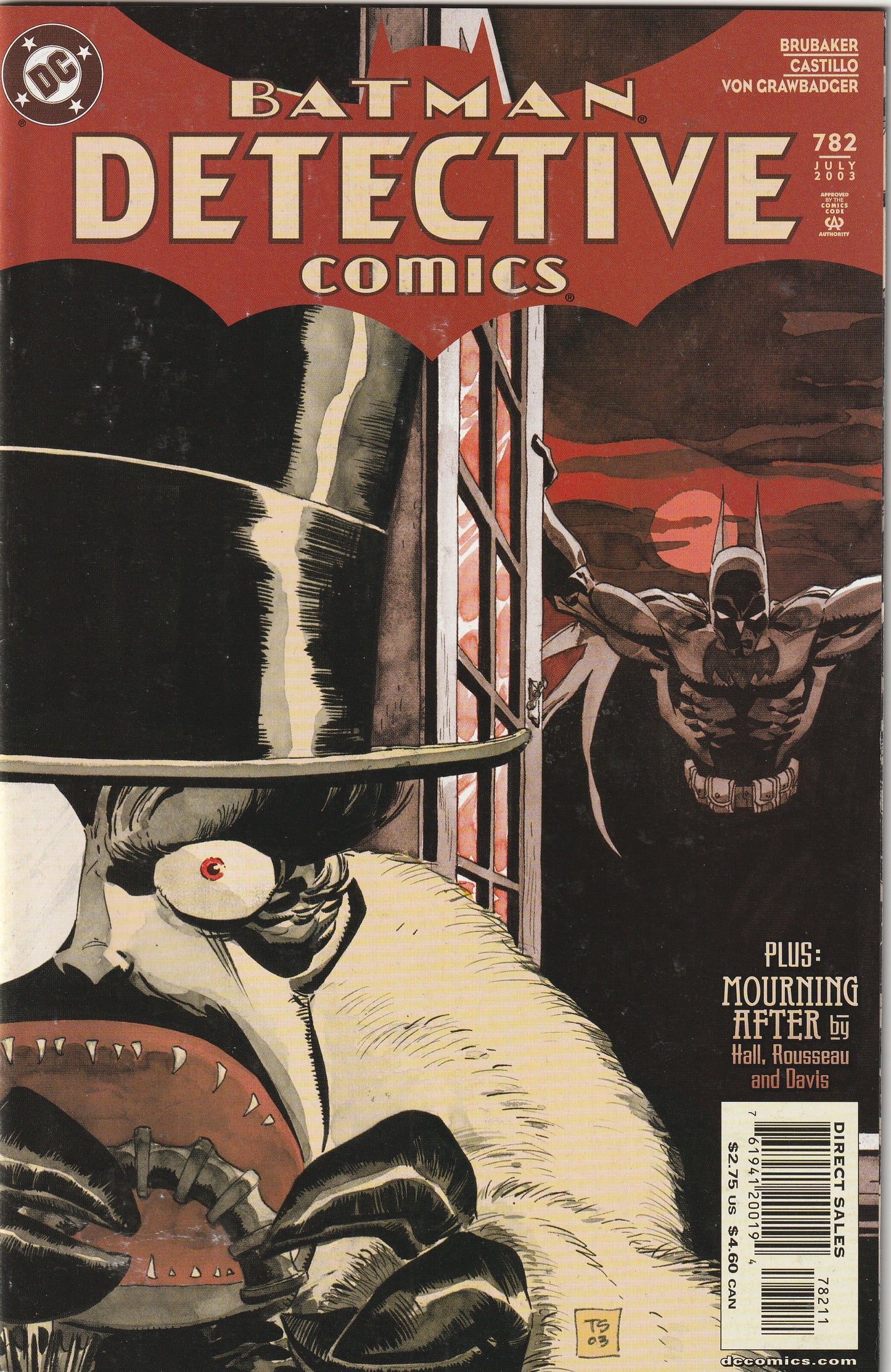 Detective Comics #782 (2003) - Ed Brubaker, Tim Sale cover