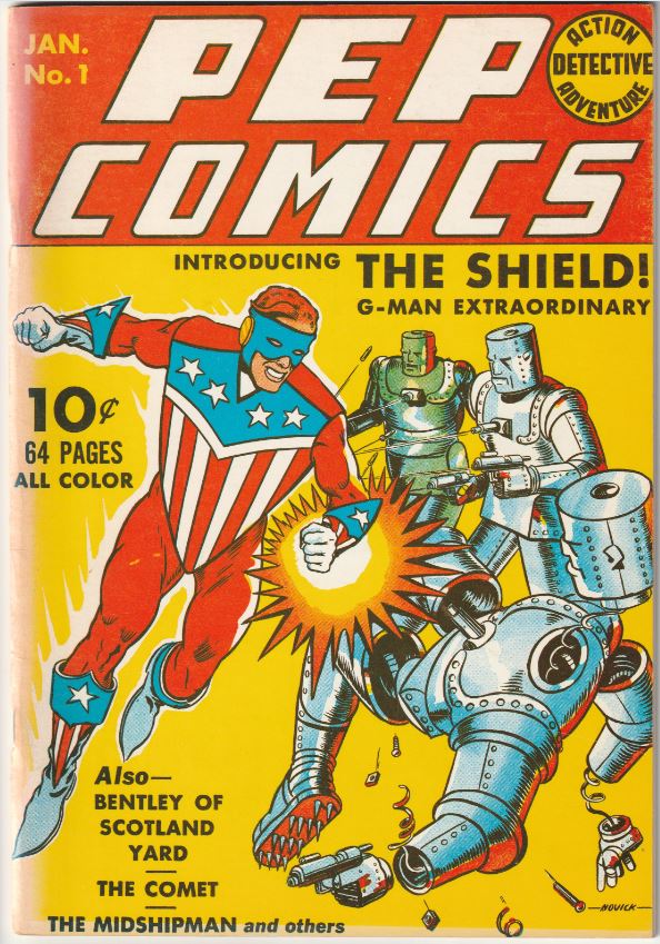 Flashback #7 - Reprints Pep Comics #1 (1974)