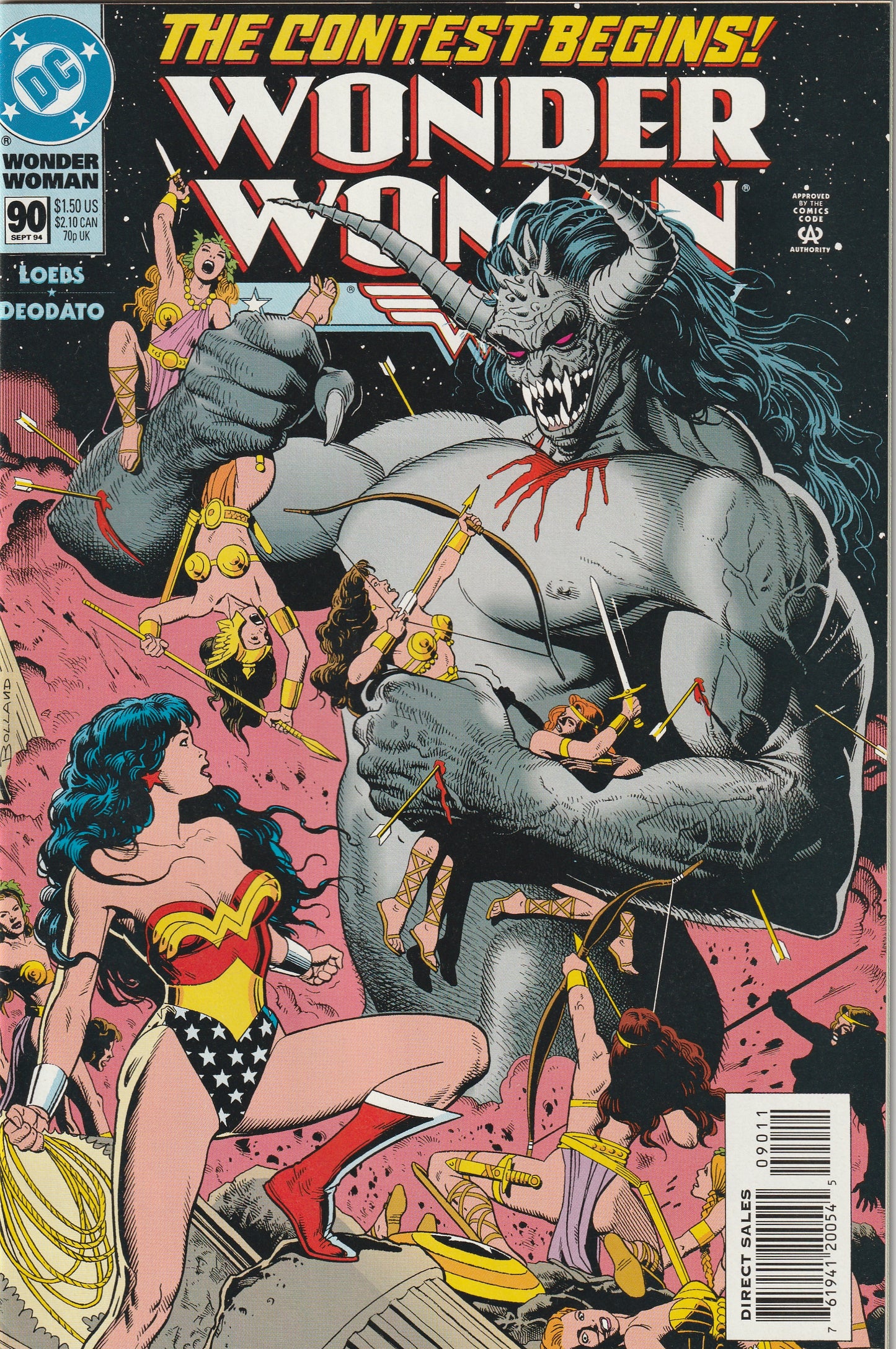 Wonder Woman #90 (1994) - 1st Appearance of Artemis of Bana-Mighdall