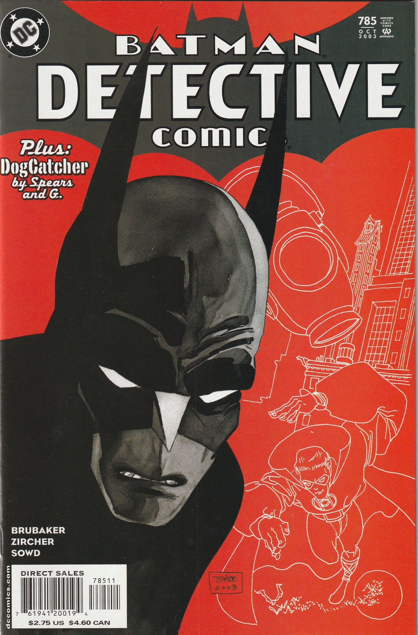 Detective Comics #785 (2003) - Ed Brubaker, Tim Sale cover