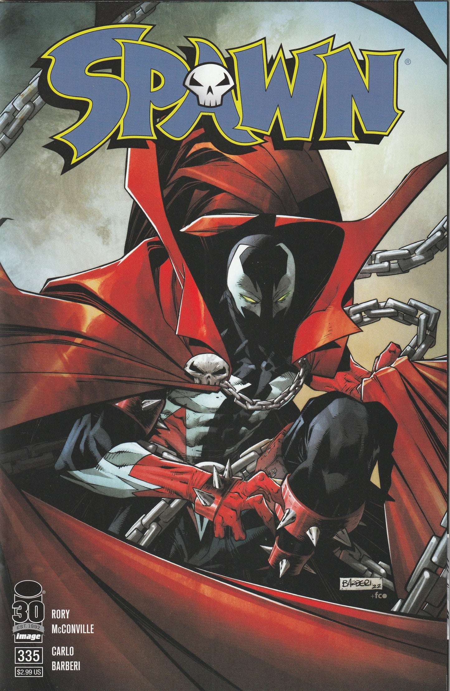 Spawn #335 (2022) - Cover B Carlo Barberi