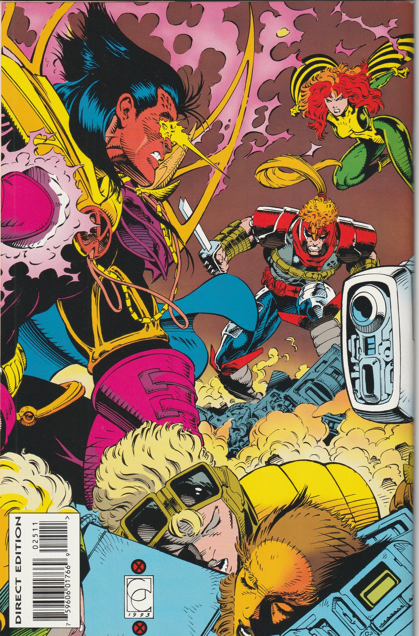 X-Force #25 (1993) - Cable hologram