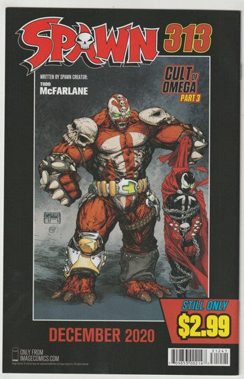 Spawn #312 (2020) - Todd McFarlane Virgin Incentive Variant Cover