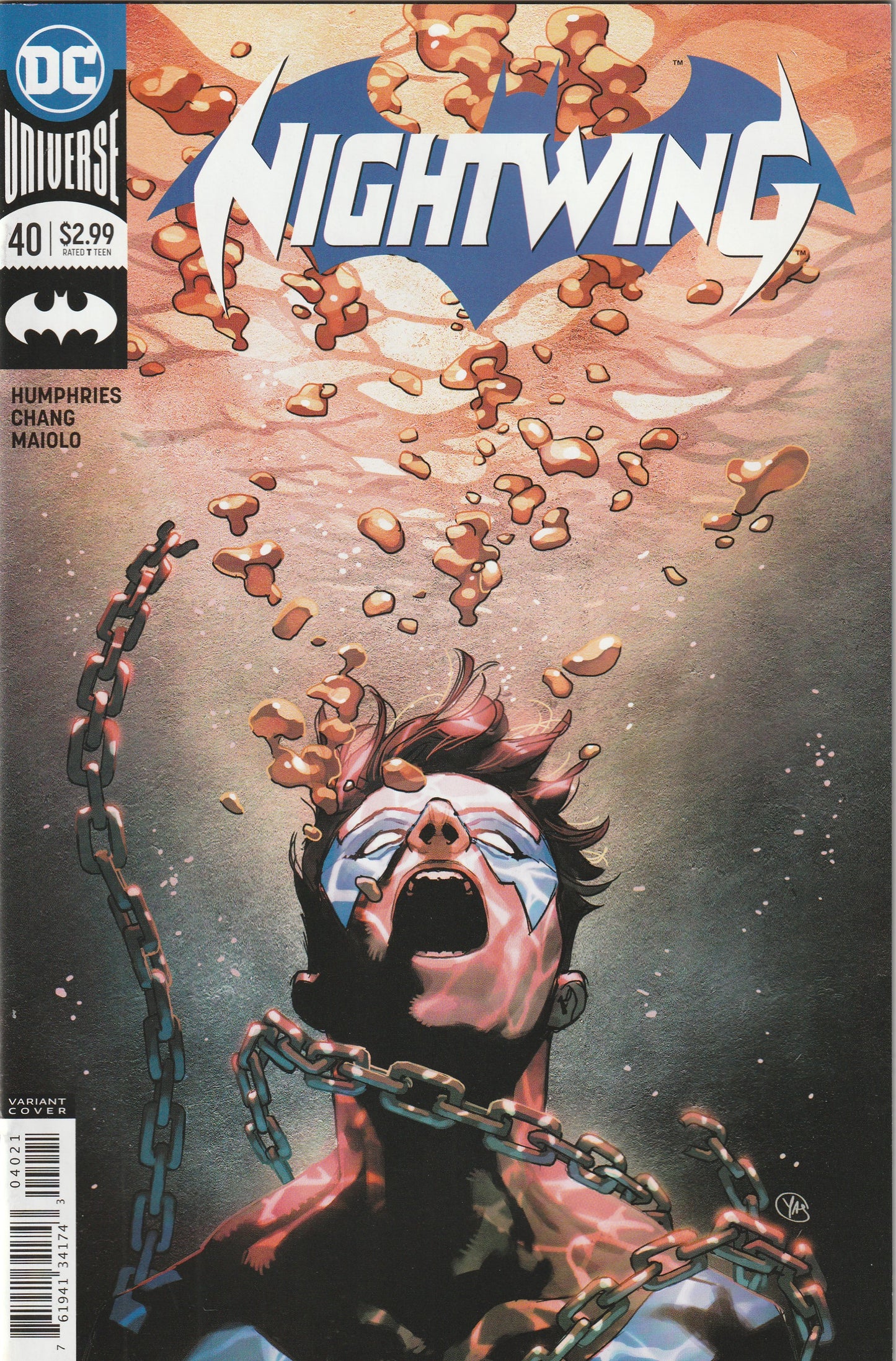 Nightwing #40 (2018) - Yasmine Putri Variant Cover