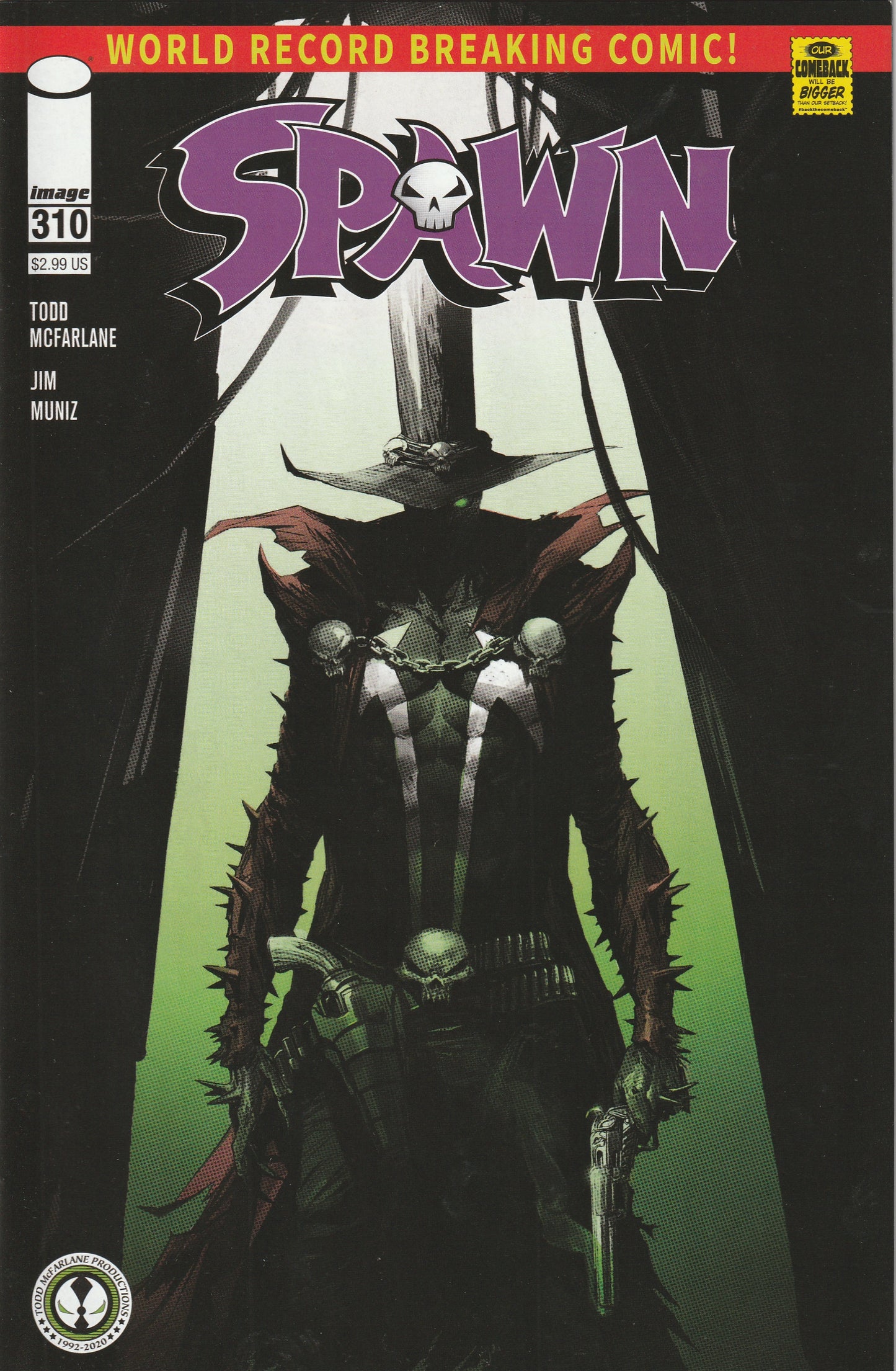 Spawn #310 (2020) - Cover A by Francesco Mattina