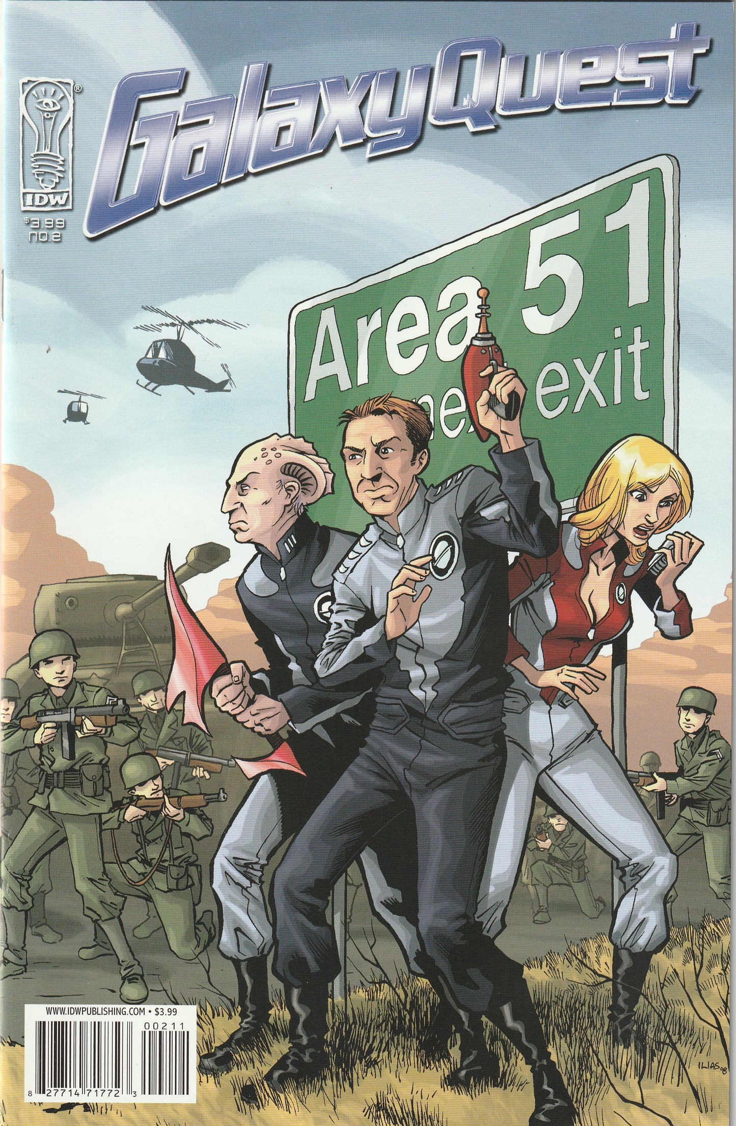 Galaxy Quest Global Warming (2008) - 5 issue mini series