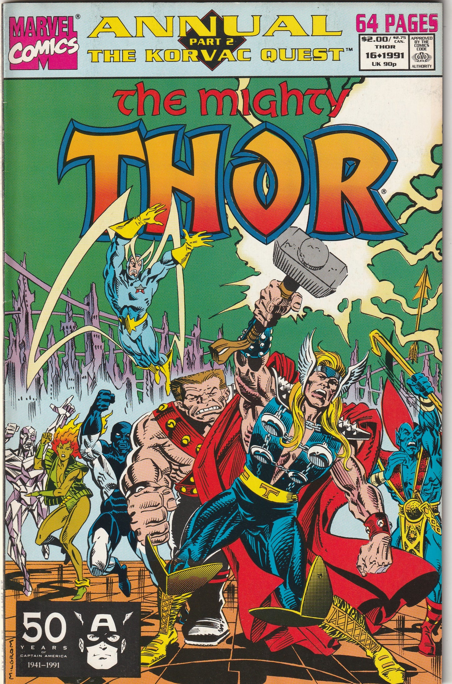 Mighty Thor Annual #16 (1991) - The Kovac Quest