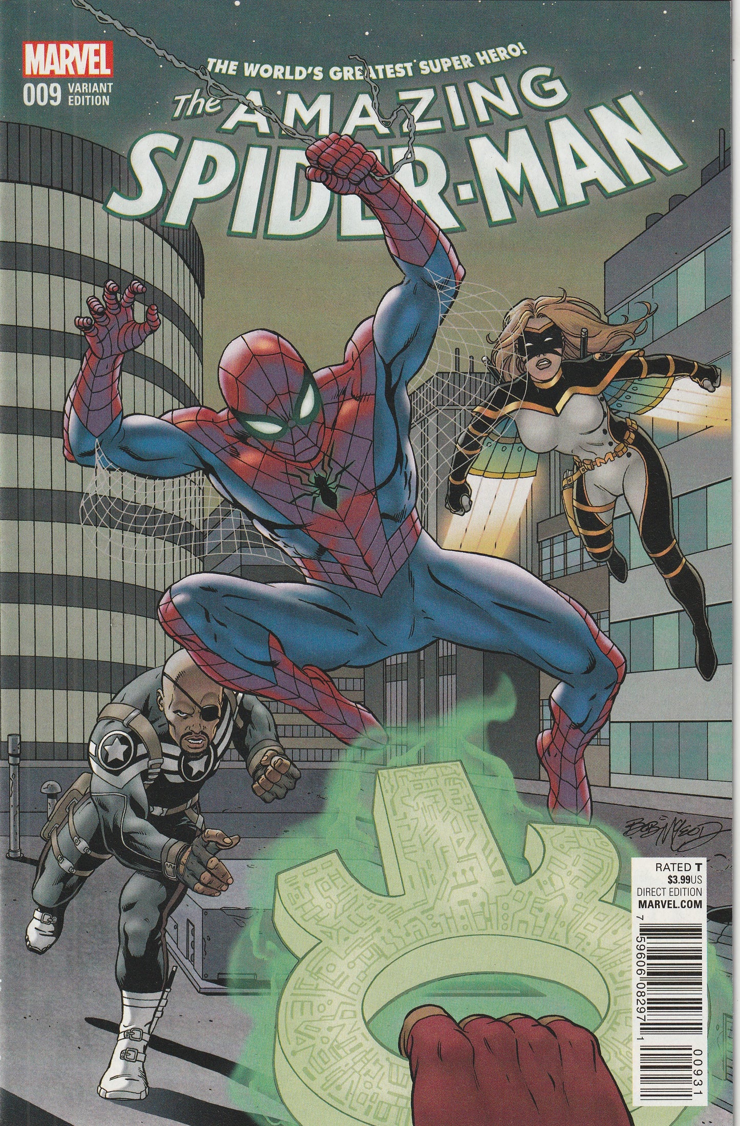 Amazing Spider-Man (Volume 4) #9 (2016) - Bob McLeod Classic Artist Variant Cover