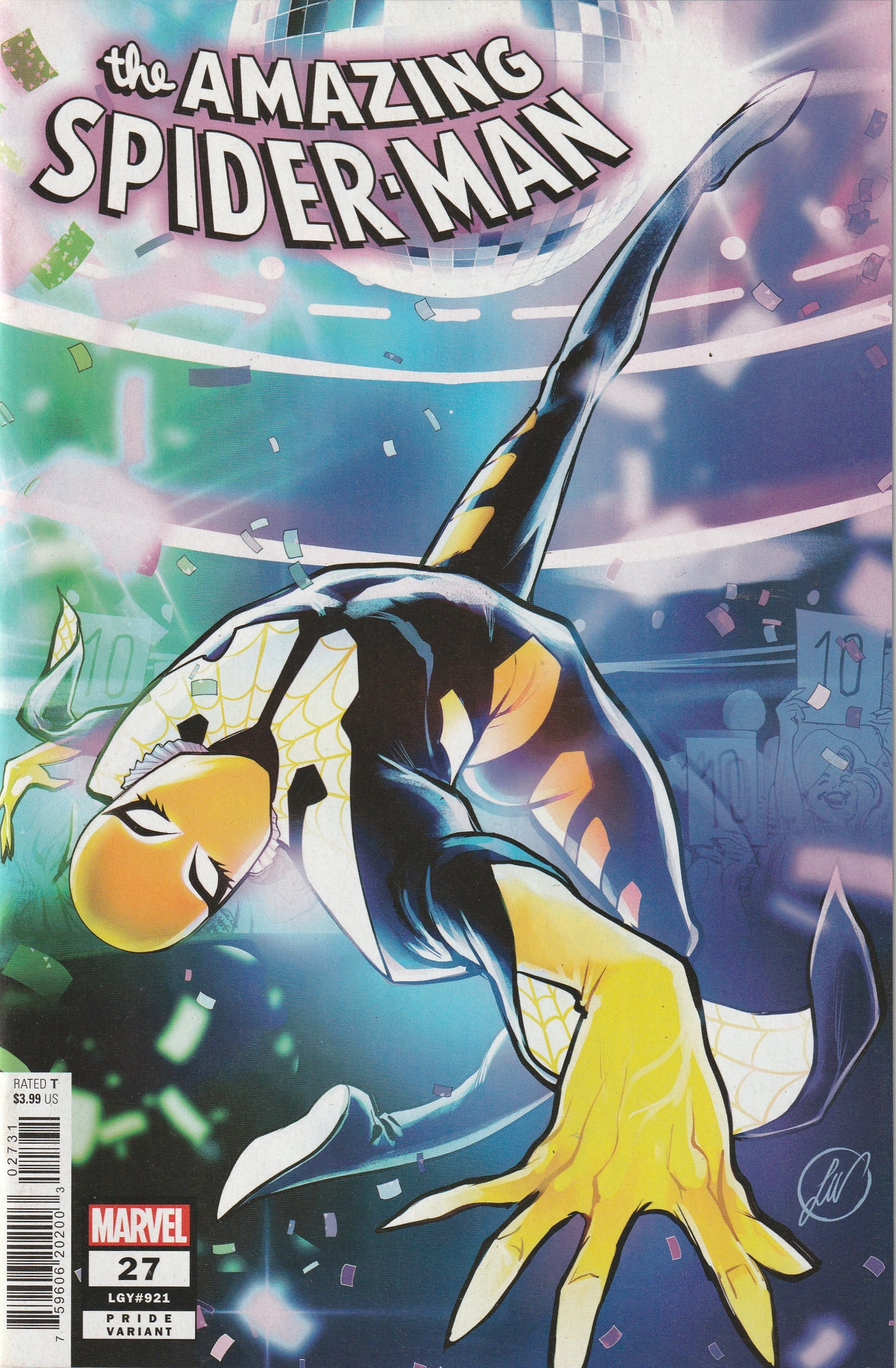 Amazing Spider-Man #27 (LGY #921) (2023) - Lucas Werneck Pride Variant