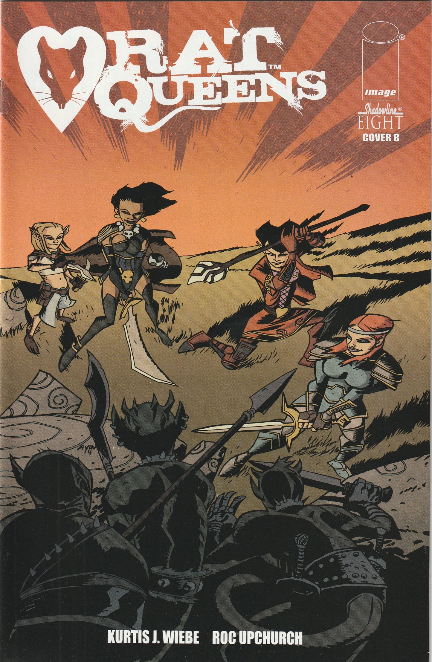 Rat Queens #8 (2014) - Cover B by Michael Avon Oeming, 1:10 Ratio