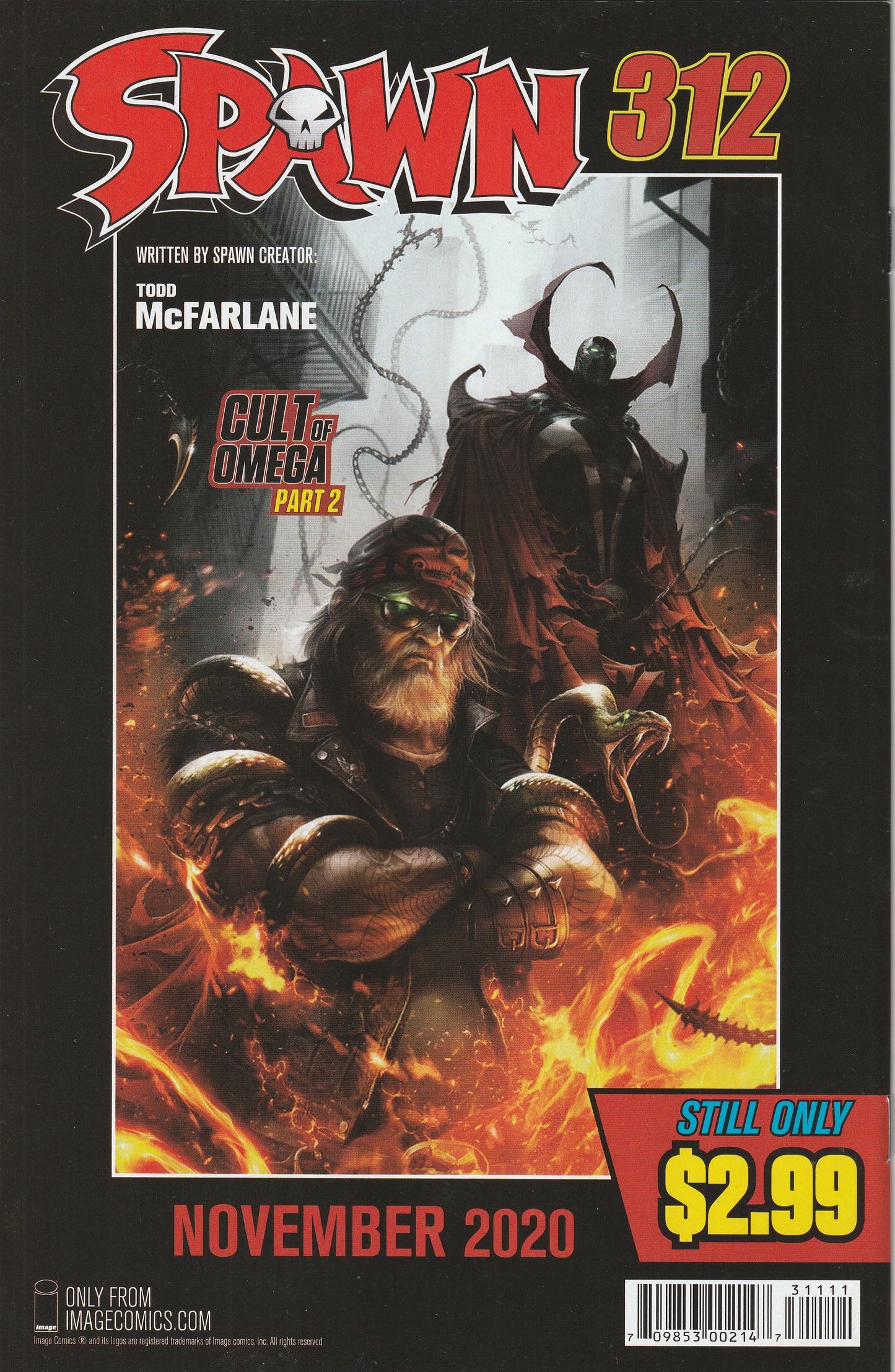 Spawn #311 (2020) - Cover C by Carlo Barberi