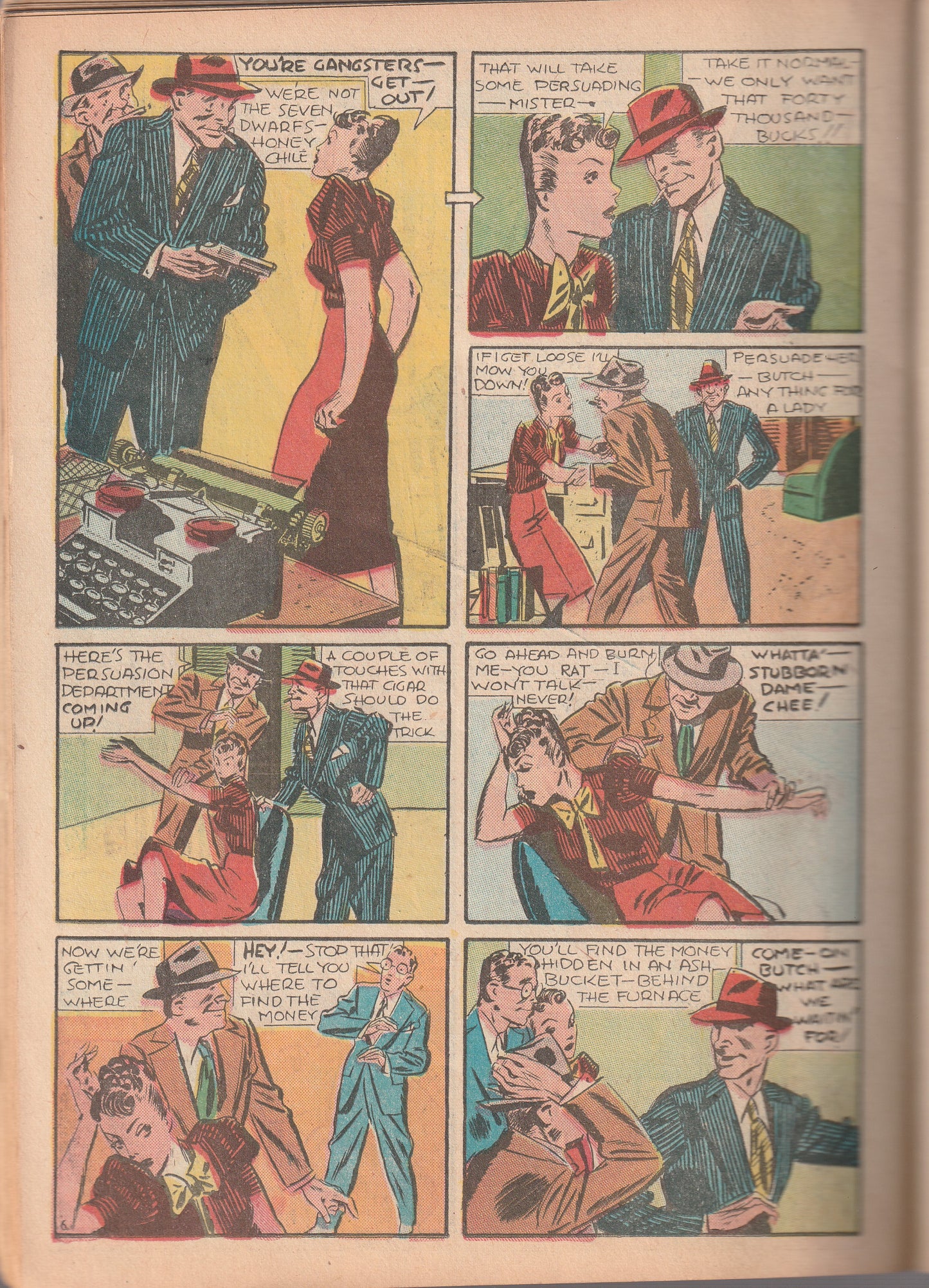 Wham Comics #2 (1940) - Origin Blue Fire & Solarman