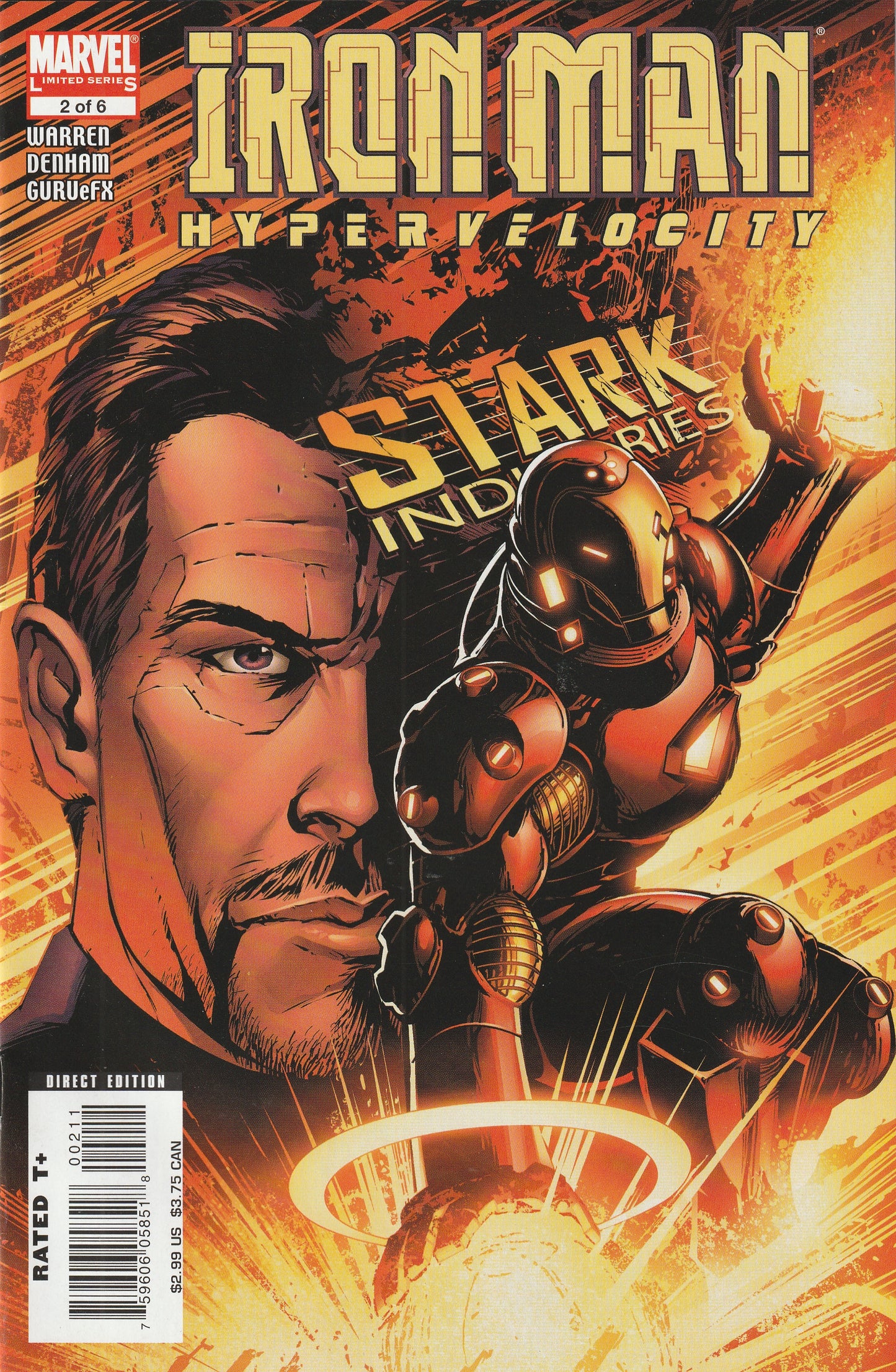 Iron Man Hypervelocity (2007) - 6 issue mini series