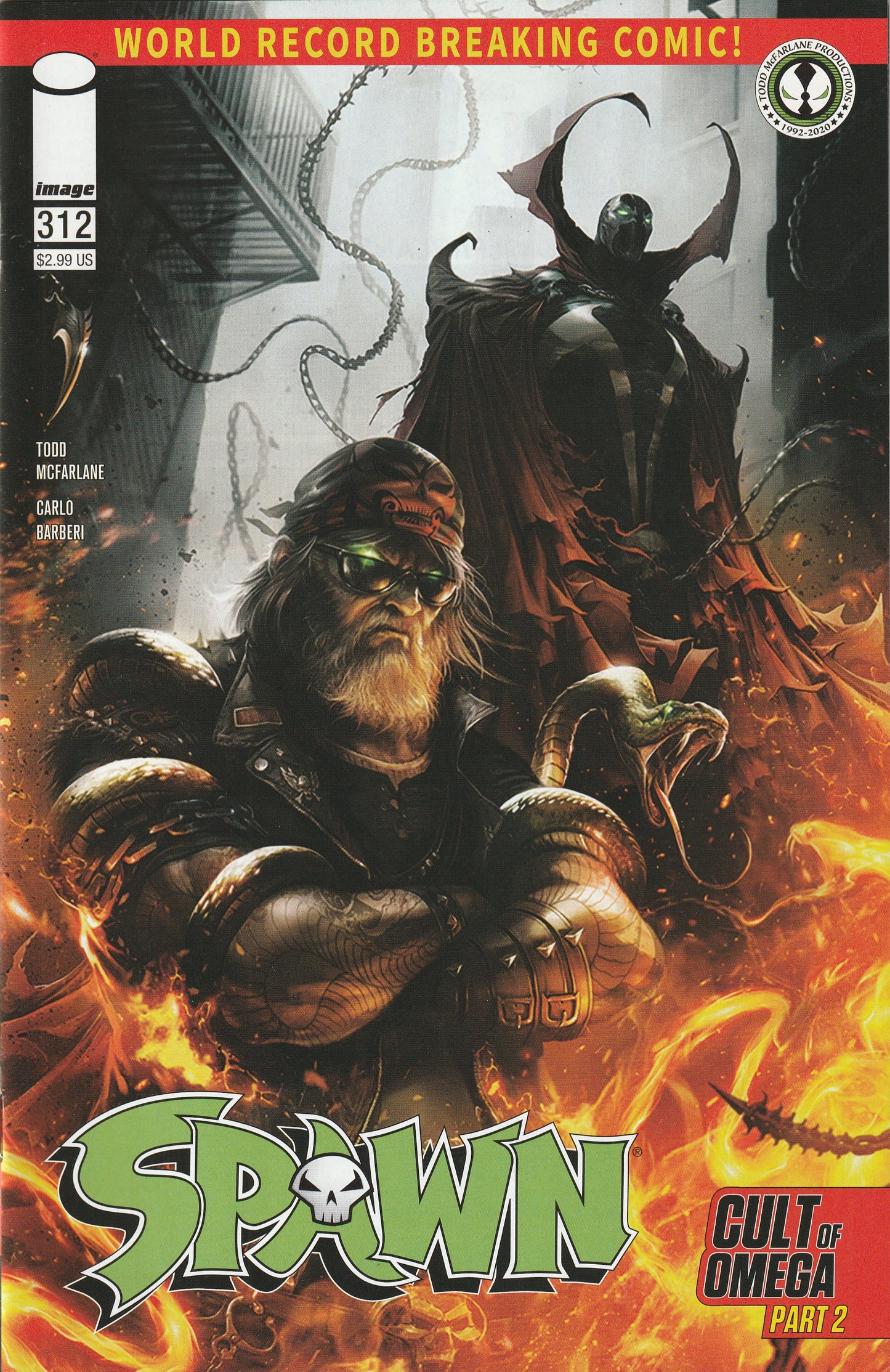 Spawn #312 (2020) - Cover A by Francesco Mattina