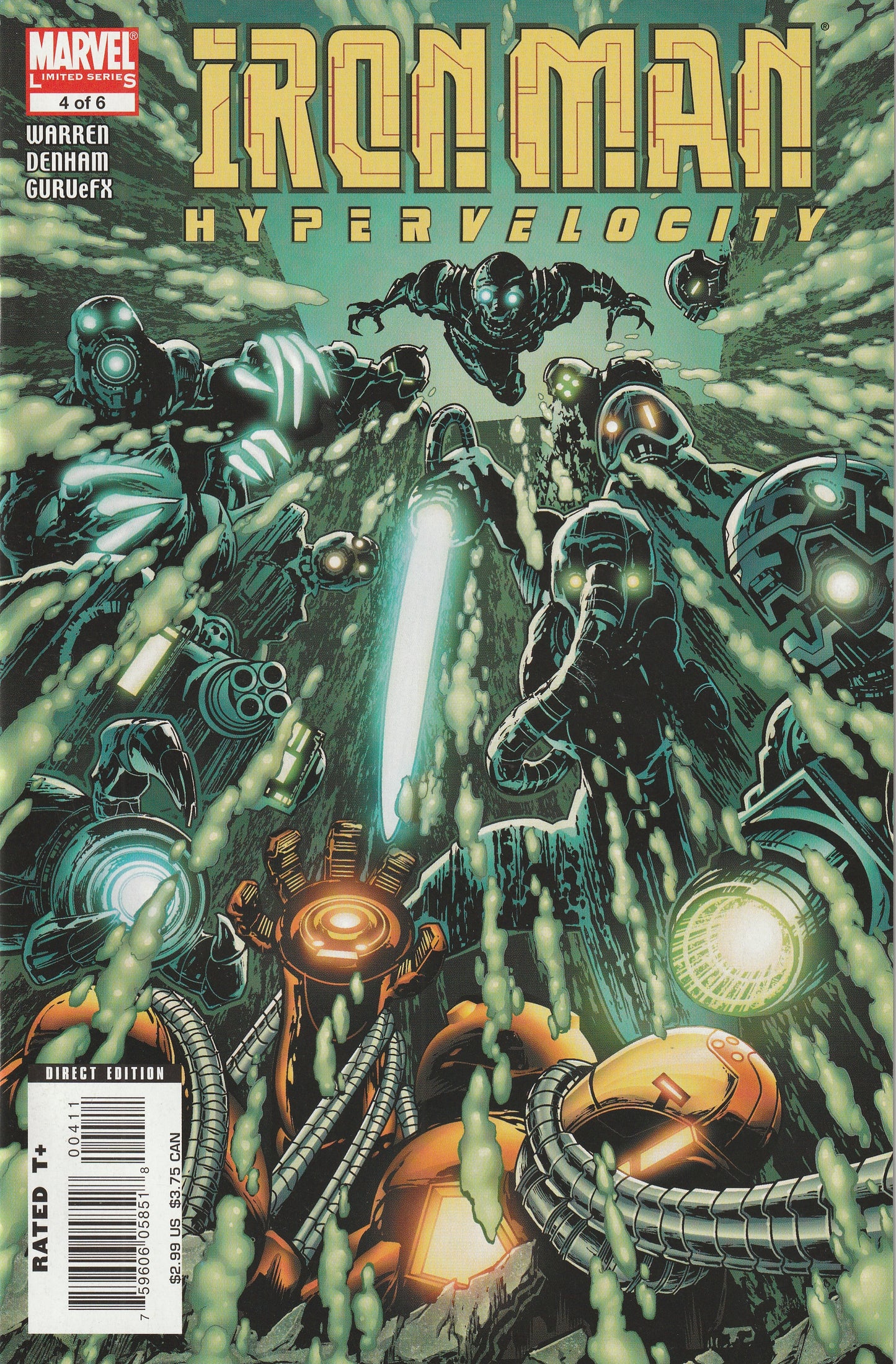 Iron Man Hypervelocity (2007) - 6 issue mini series