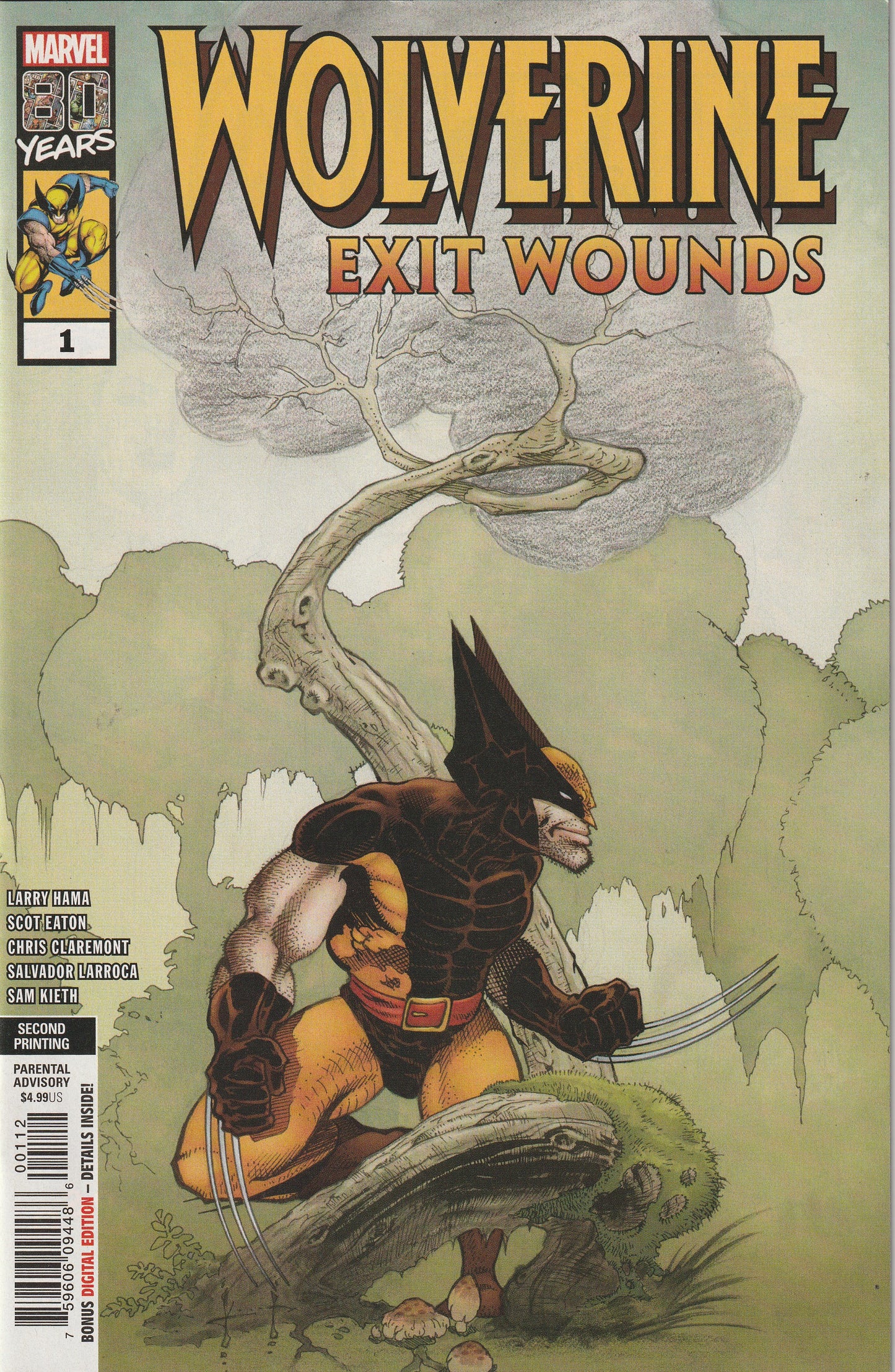 Wolverine Exit Wounds (2019) - 2nd Printing Sam Keith Variant Cover