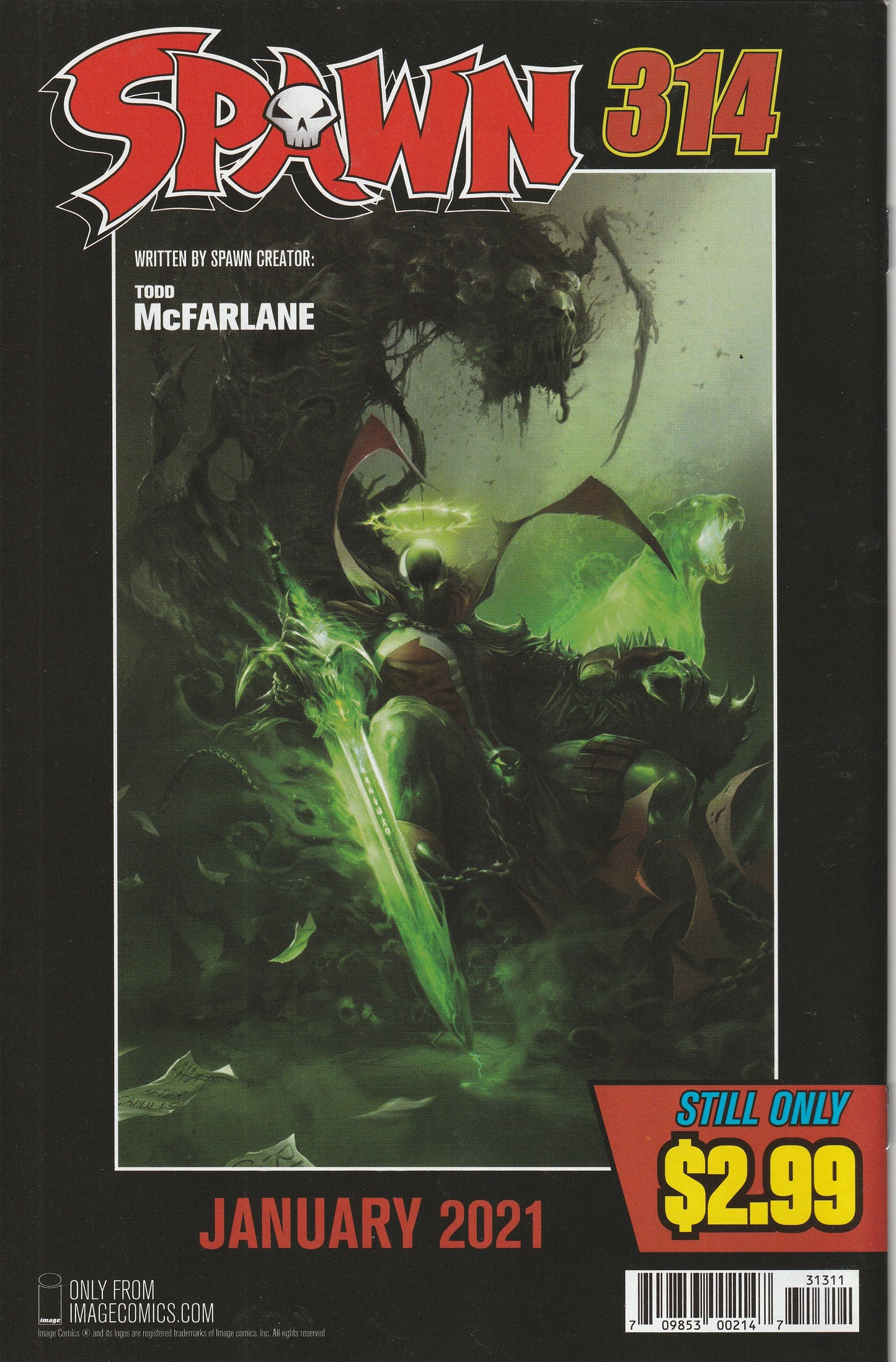 Spawn #313 (2020) - Cover A by Bjorn Barends