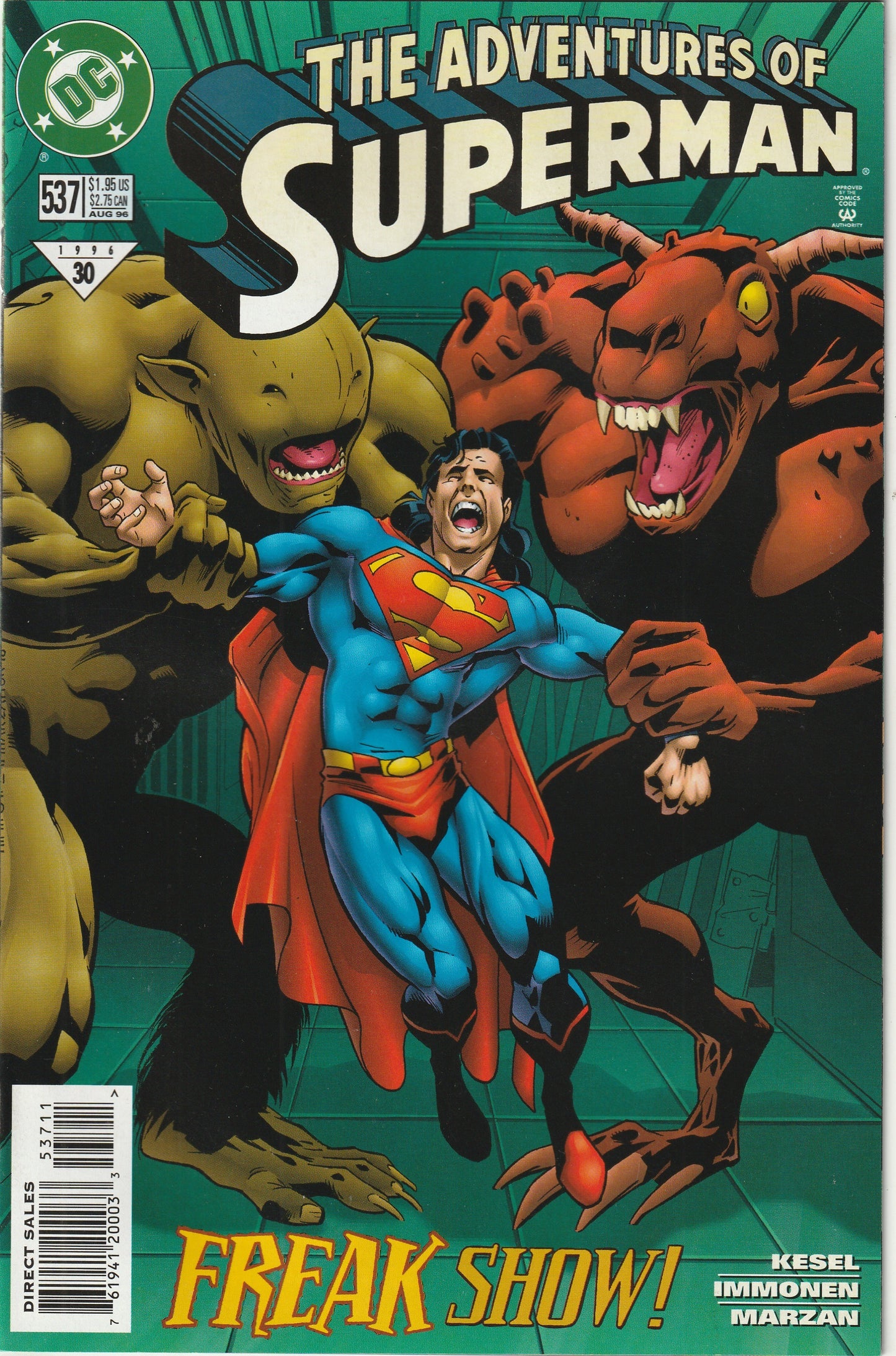 Adventures of Superman #537 (1996)
