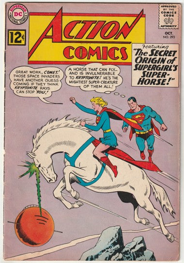 Action Comics #293 (1962) - Origin of Comet the Superhorse