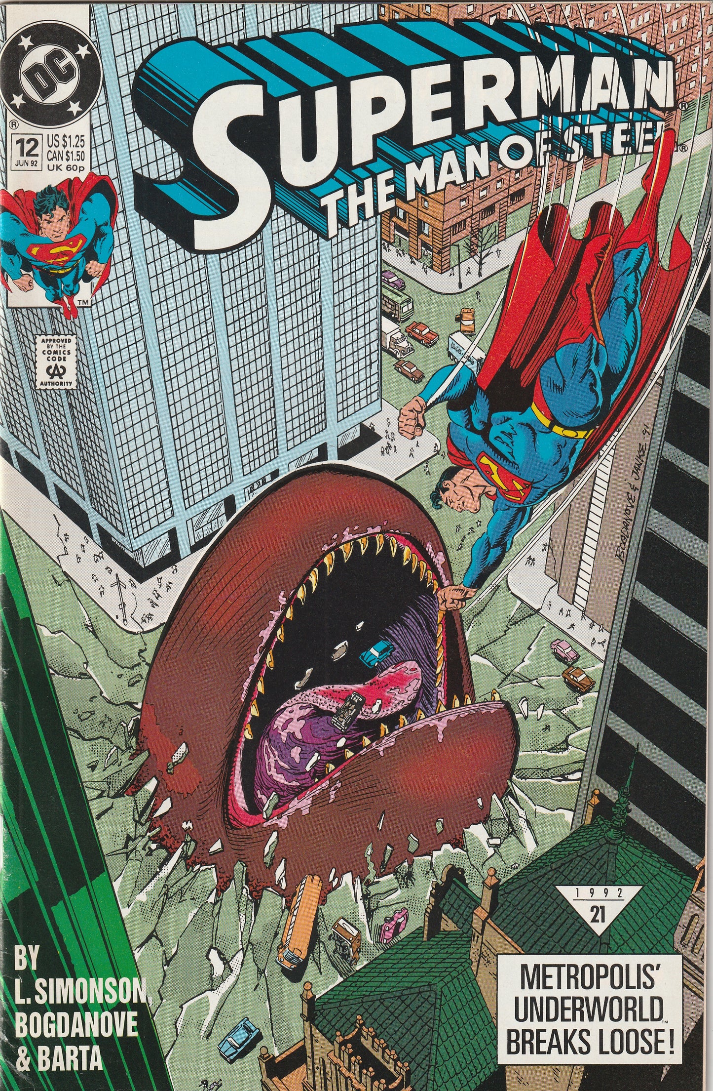 Superman: The Man of Steel #12 (1992)