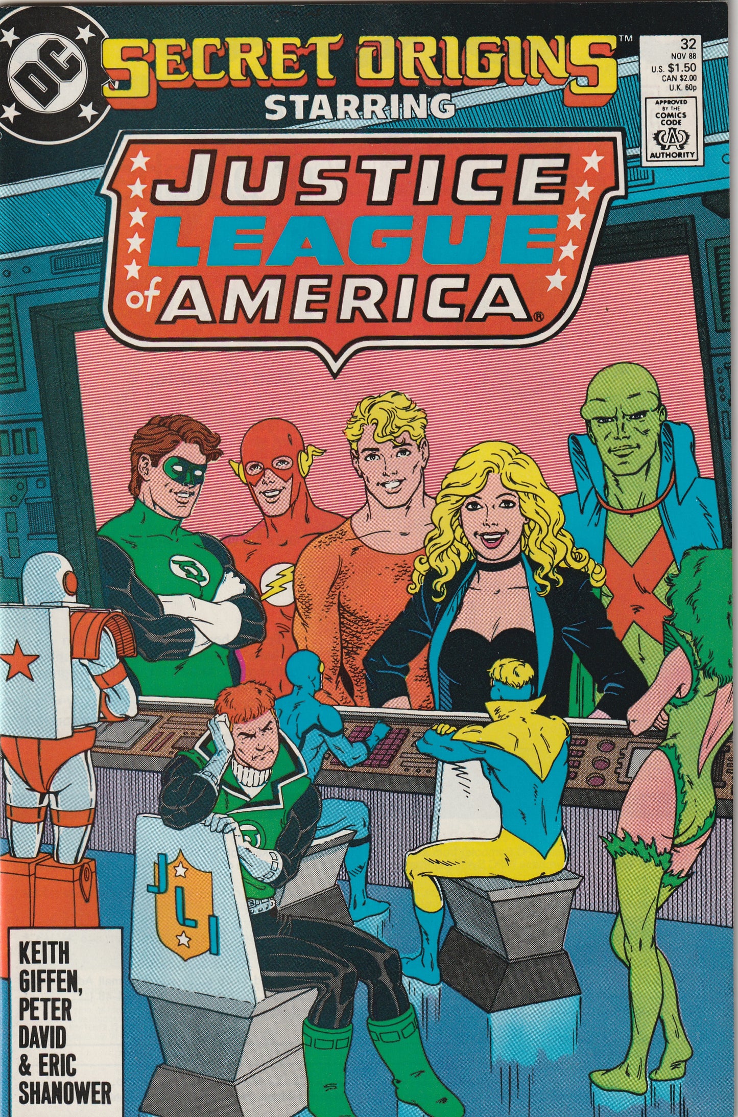 Secret Origins #32 (1988) - Justice League of America