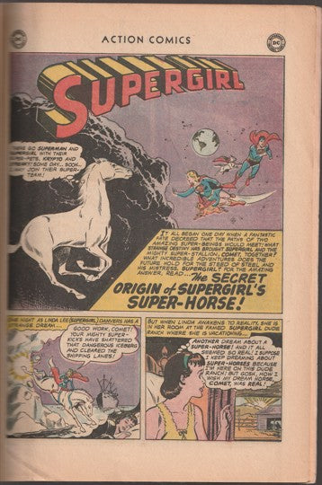 Action Comics #293 (1962) - Origin of Comet the Superhorse