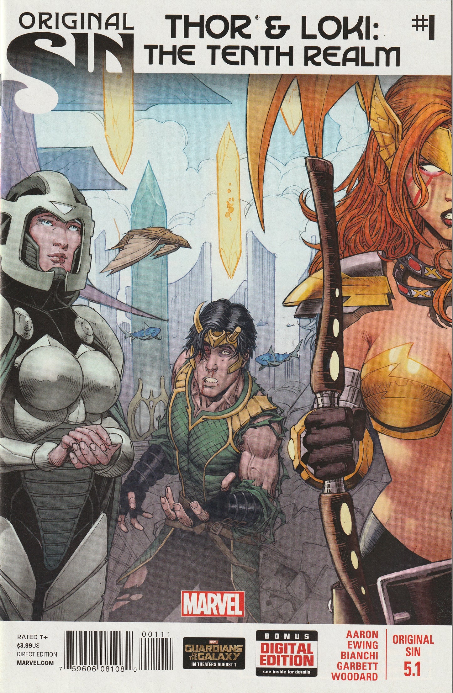 ORIGINAL SIN: Thor & Loki: The Tenth Realm (2014) - 5 issue mini series