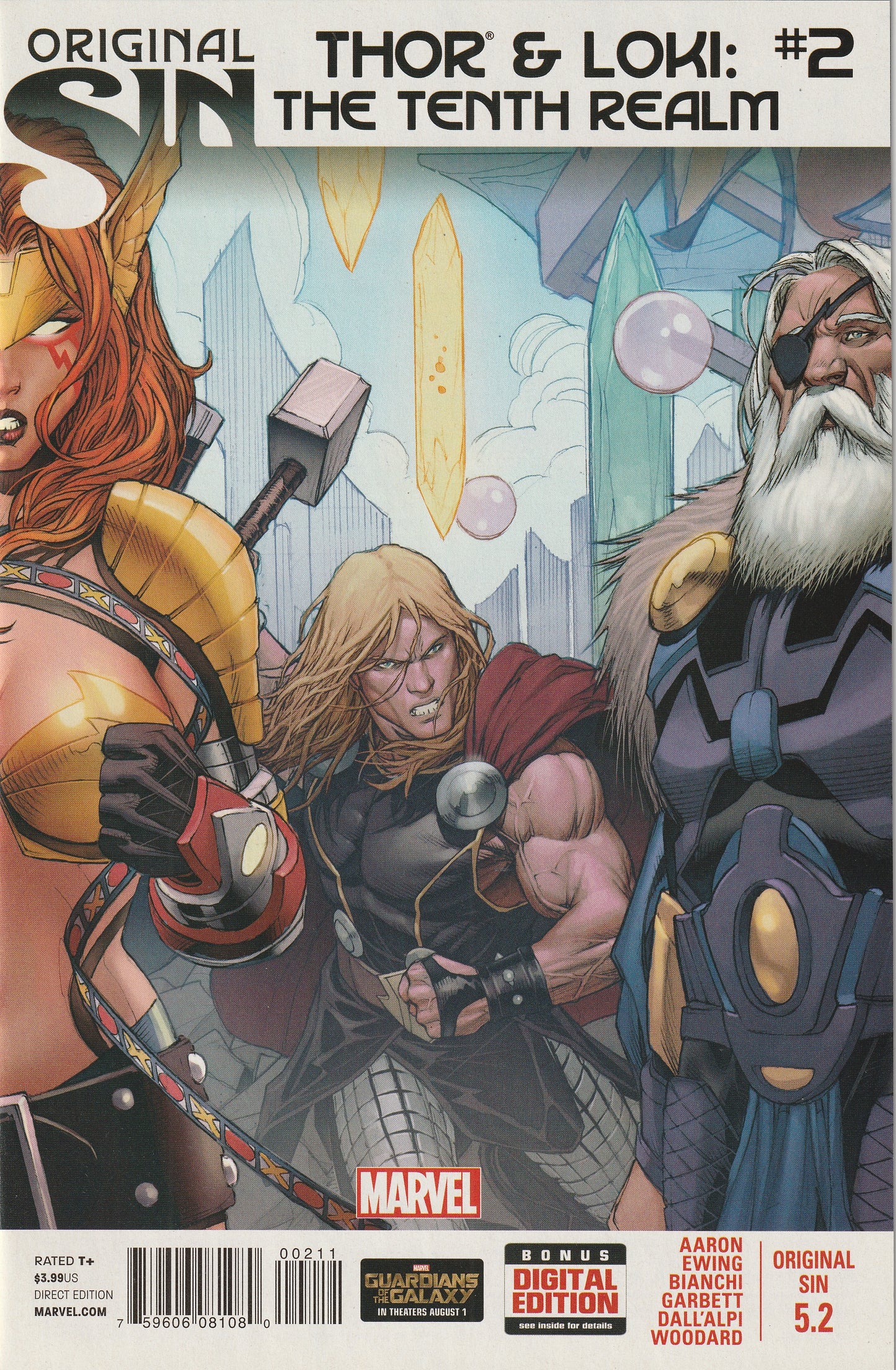 ORIGINAL SIN: Thor & Loki: The Tenth Realm (2014) - 5 issue mini series