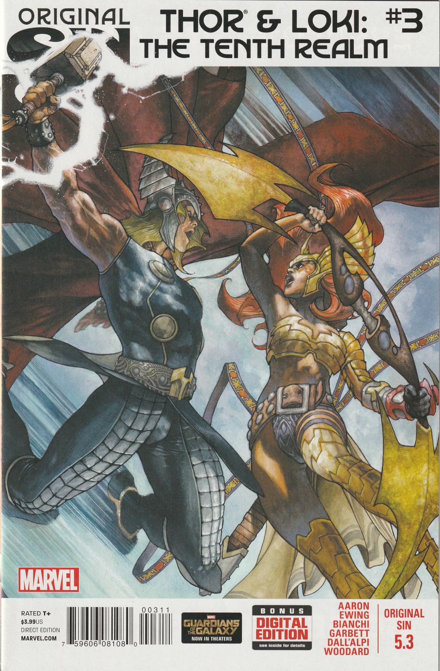 ORIGINAL SIN: Thor & Loki: The Tenth Realm (2014) - 5 issue mini series